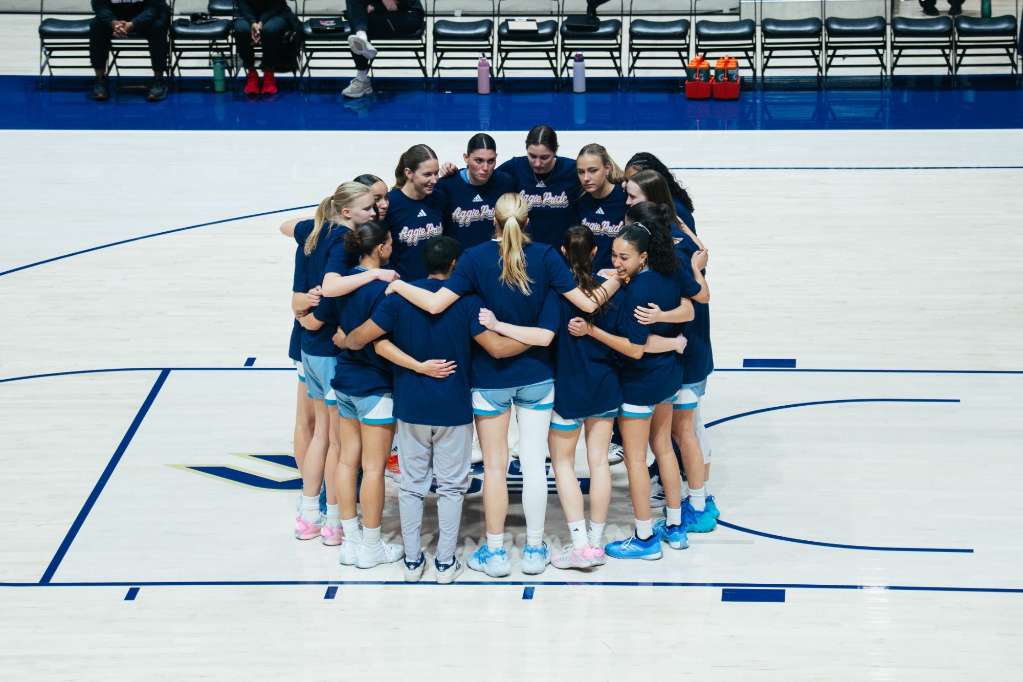 WBB Team Huddle