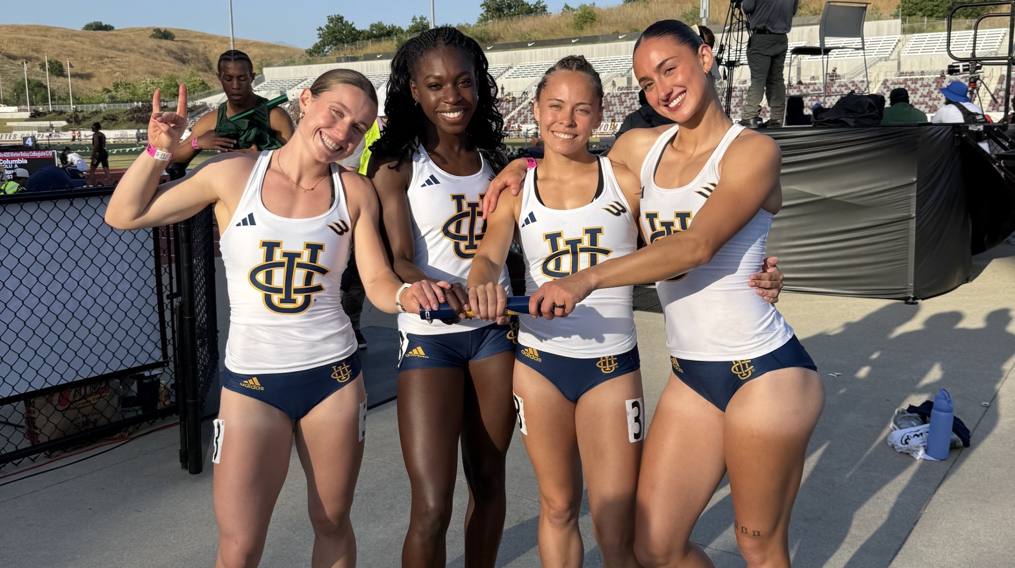UC Irvine women's 4x400 relay team