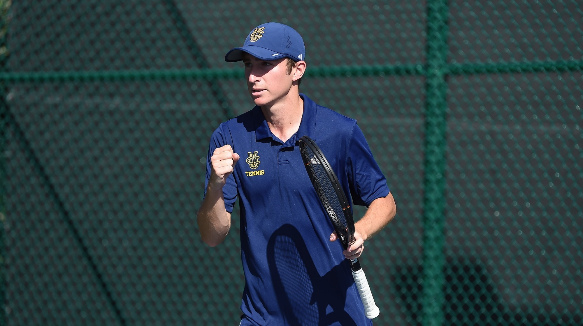 Tal Goodman fist pump after a point