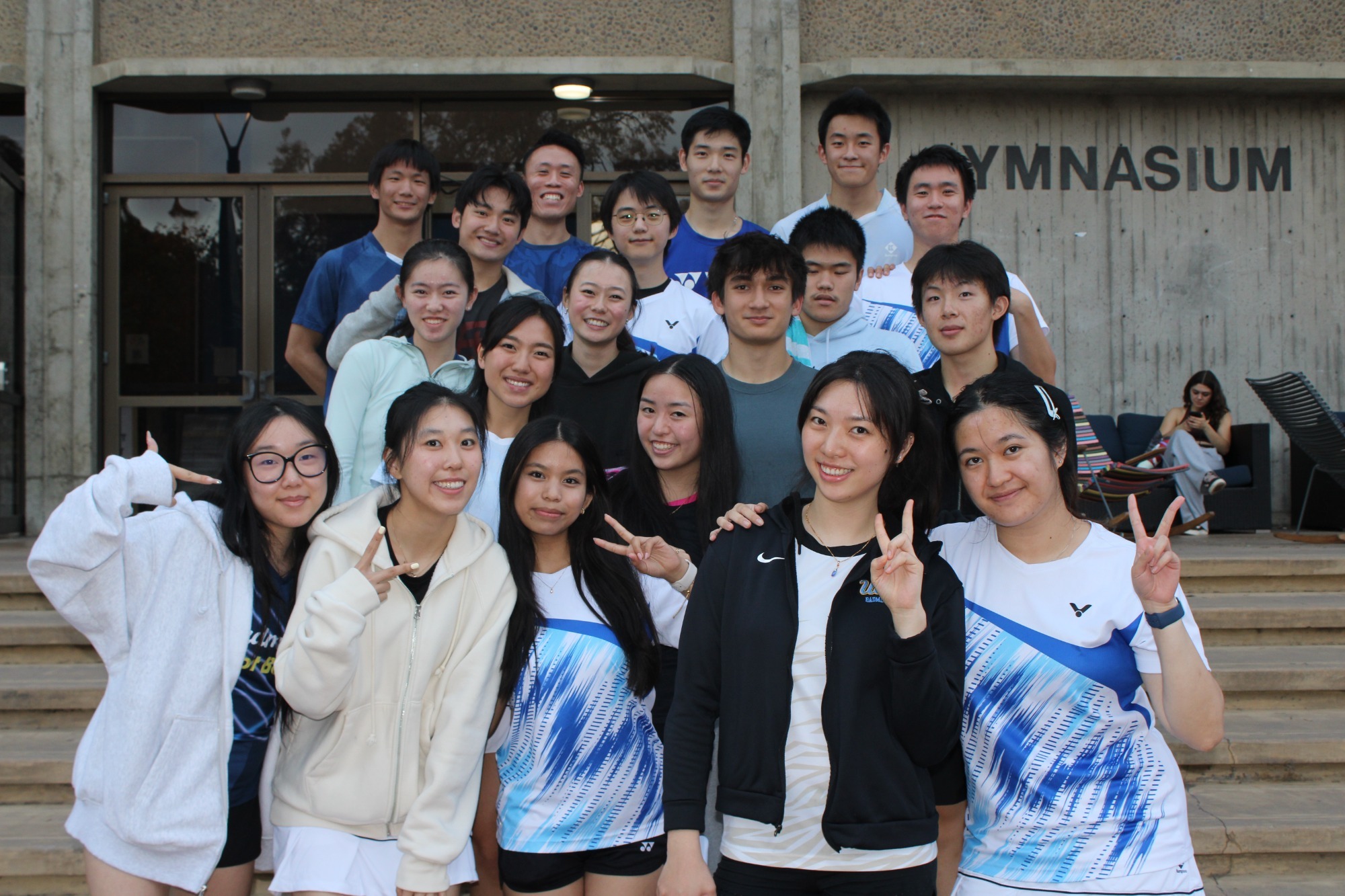 Team Photo of UCLA Badminton Competitive Team at Meet 1