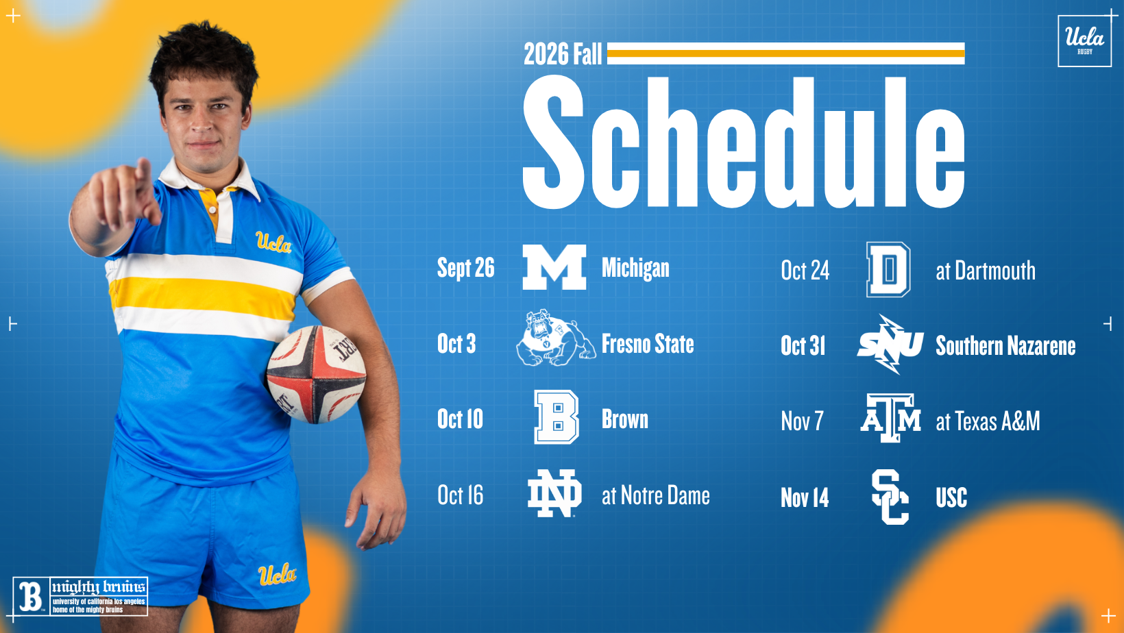 Fall Schedule Announcement