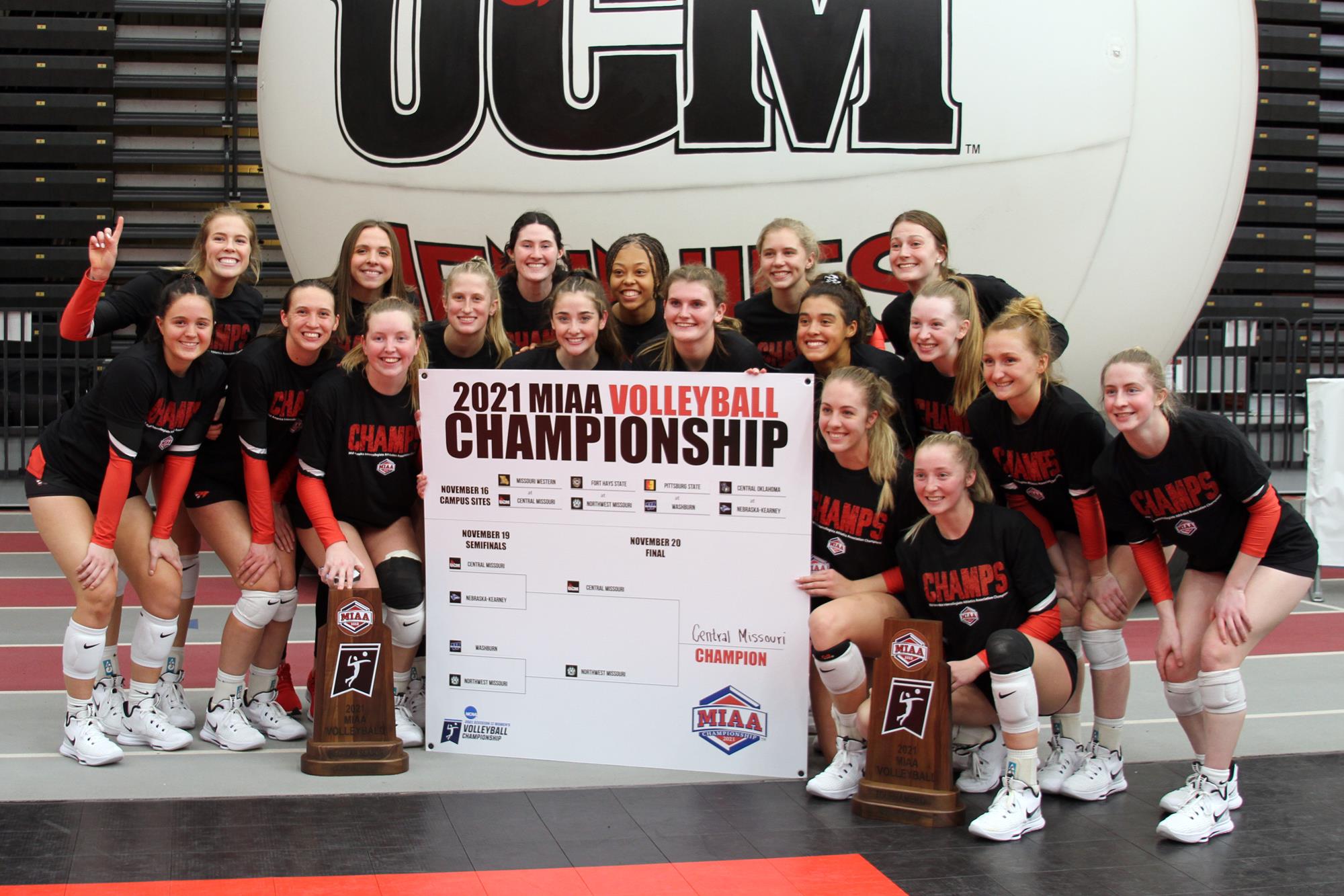 No. 3 Jennies Volleyball Captures 14th MIAA Tournament Title University of Central Missouri