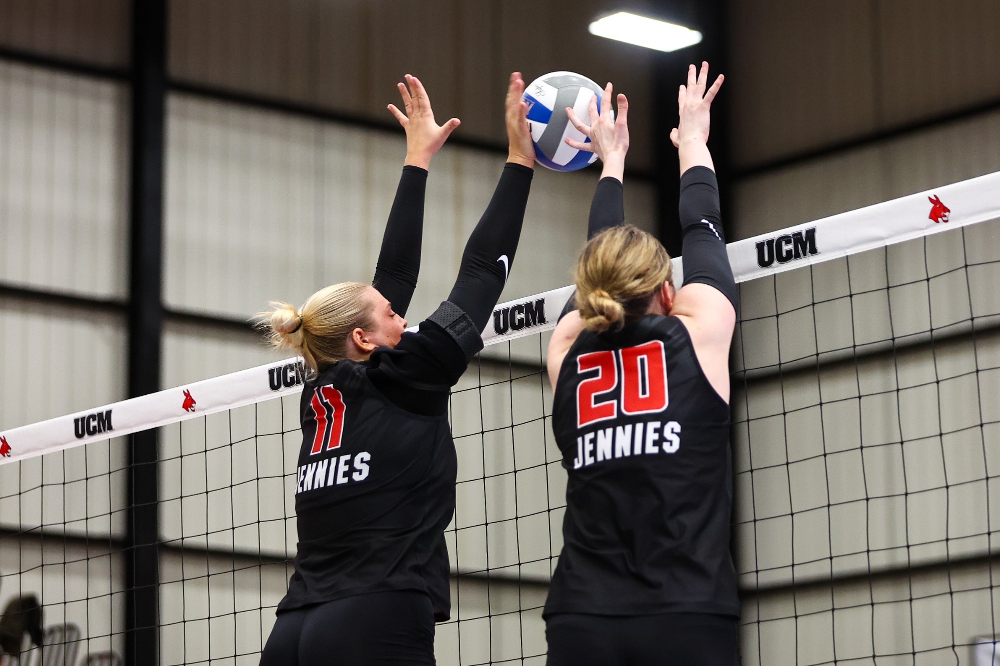 Rach & Wagers block attempt vs PSU