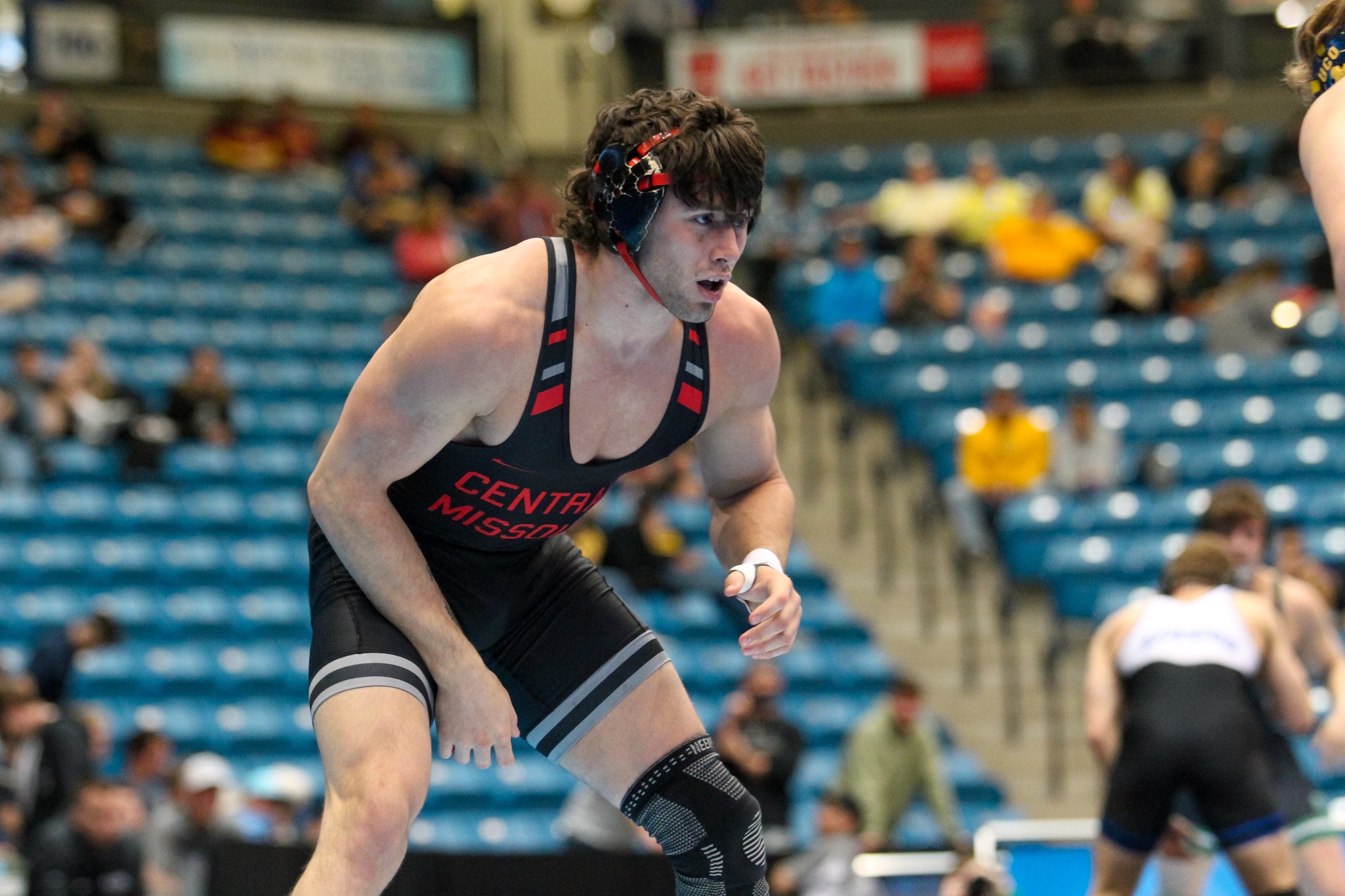 Damon Ashworth at the NCAA-II Championships in Wichita, Kan. Mar. 15-16.