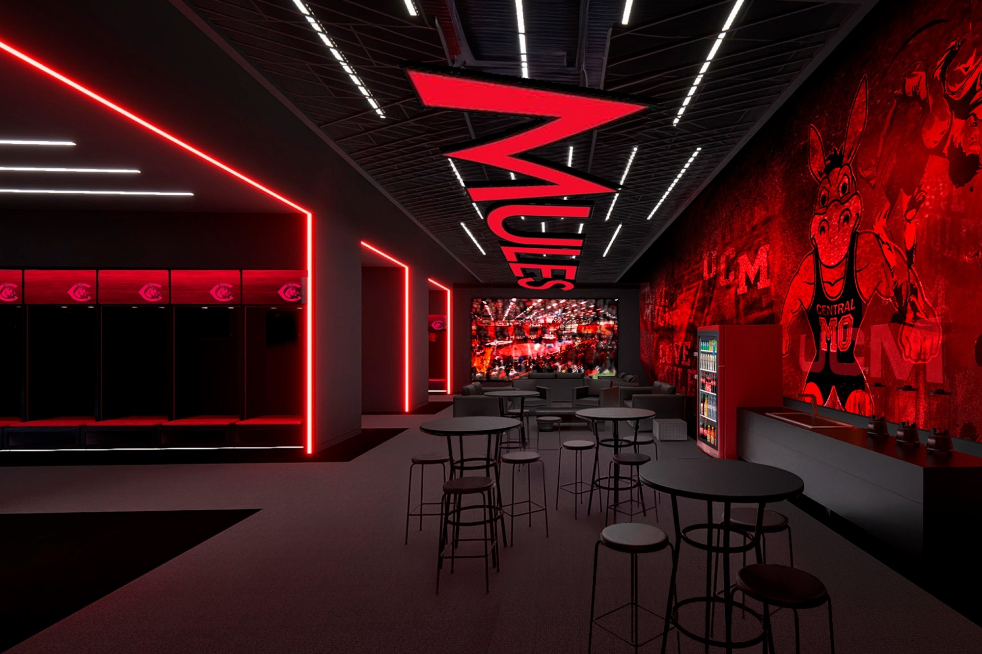2025 Wrestling Locker Room rendering