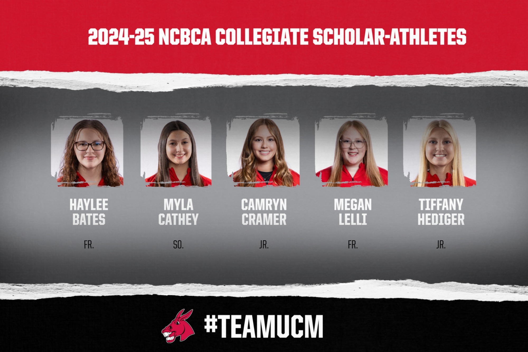 2024-25 NCBCA Collegiate Scholar Athletes