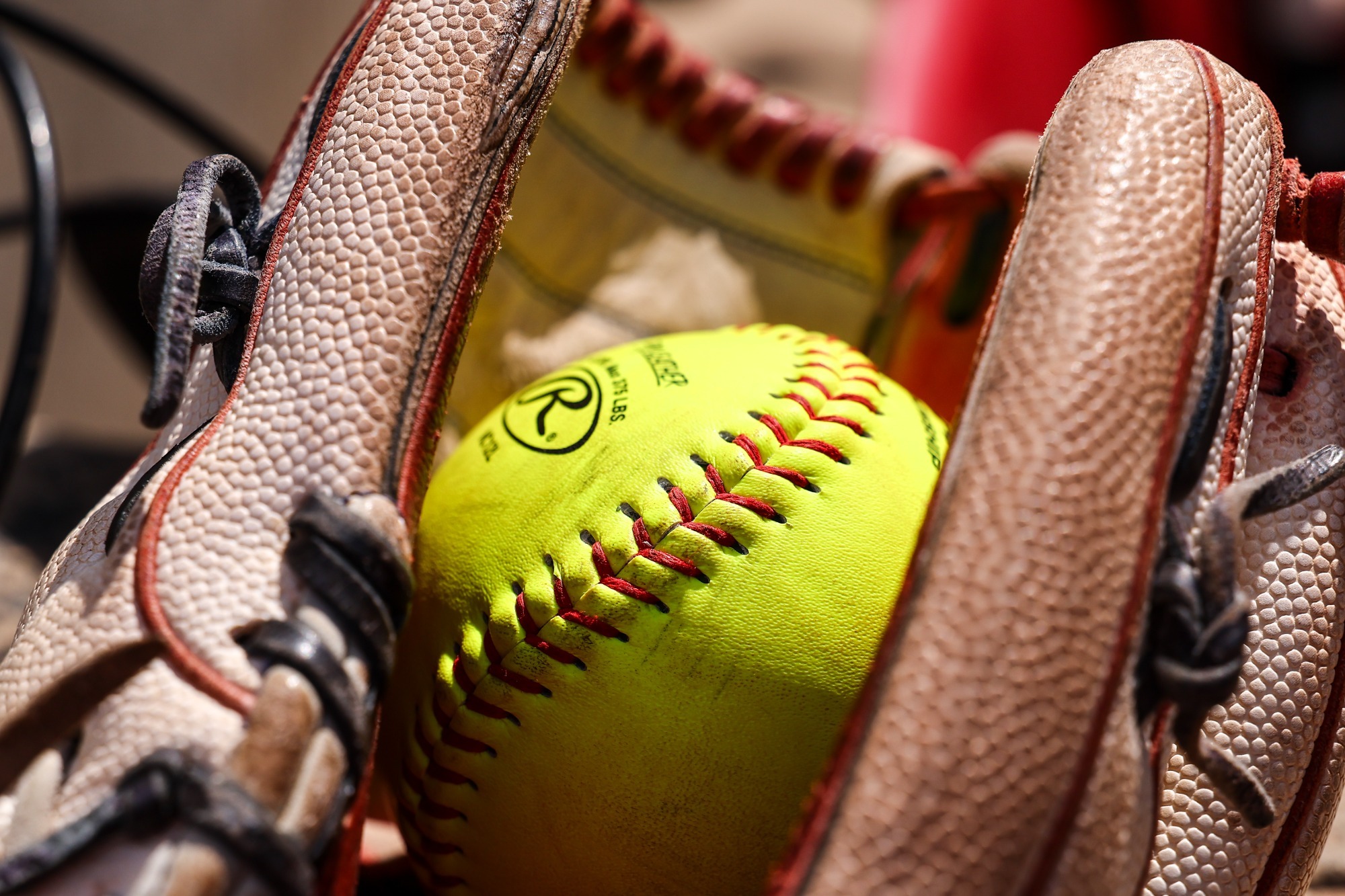 Jennies Softball ball and glove 2025