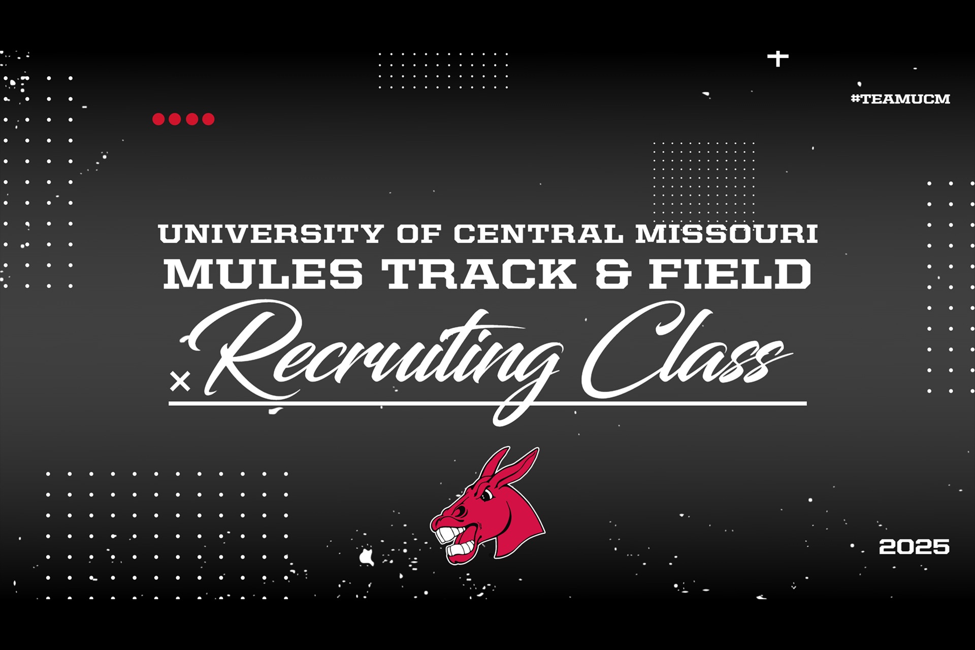 TRACK: Mules Track & Field 2025 recruiting class graphic