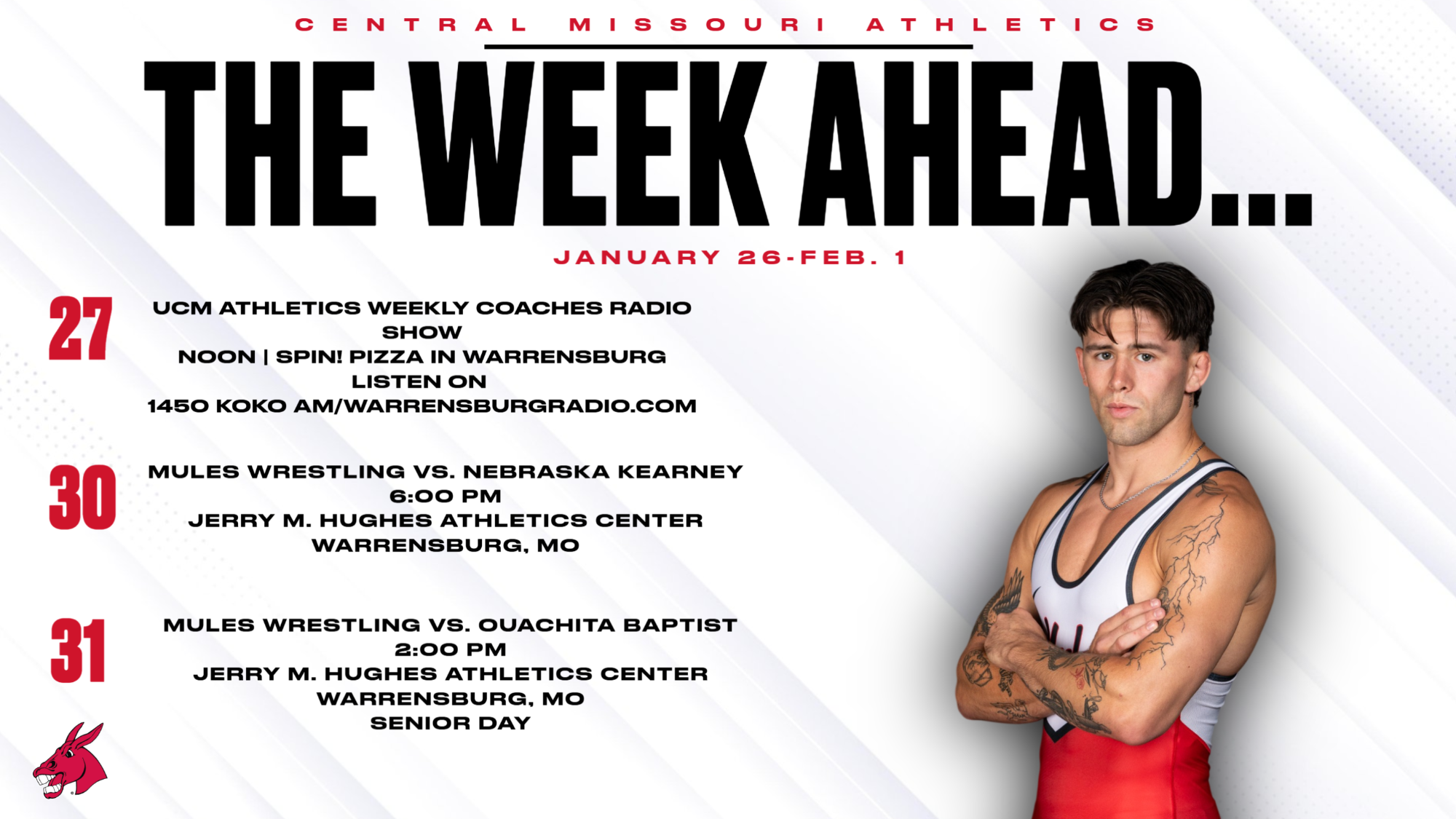 The Week Ahead Jan. 26-Feb. 1