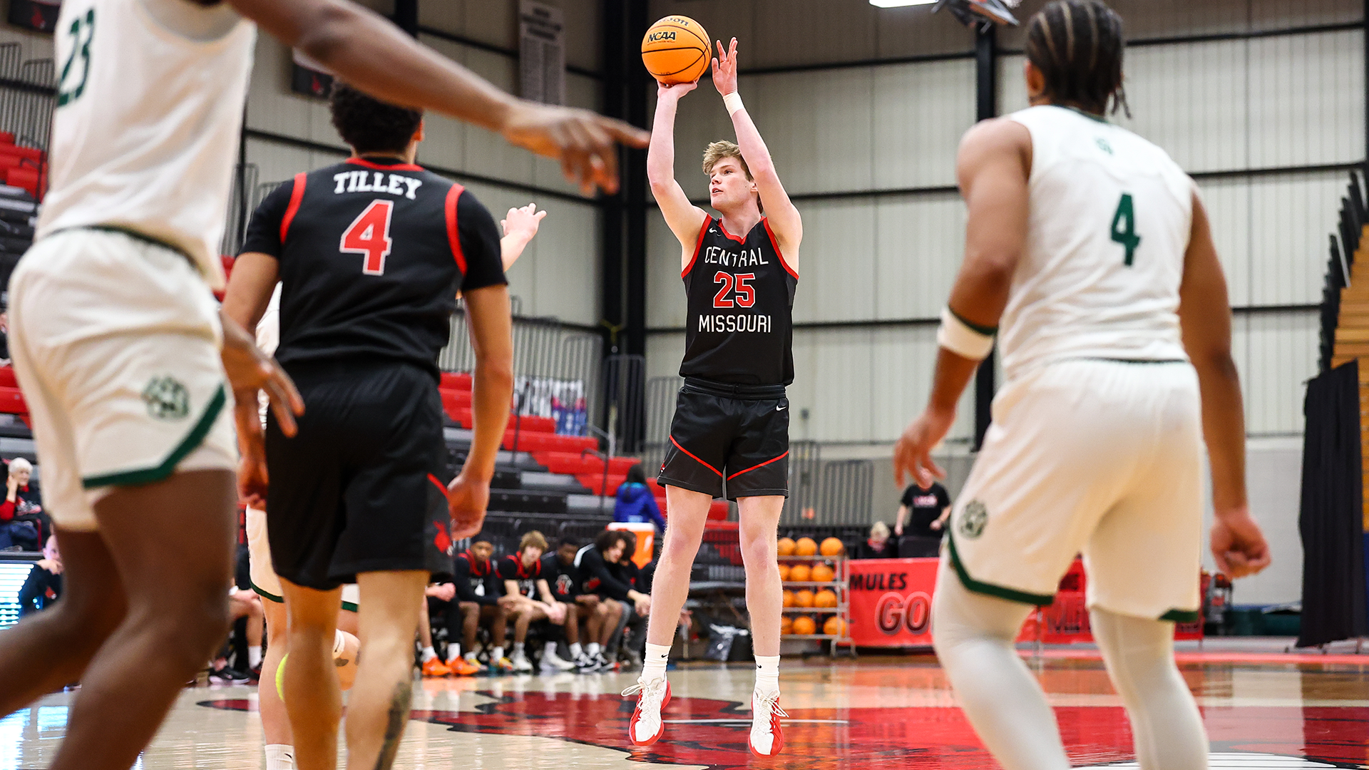 Carter Kaifes shot vs Northwest Missouri 