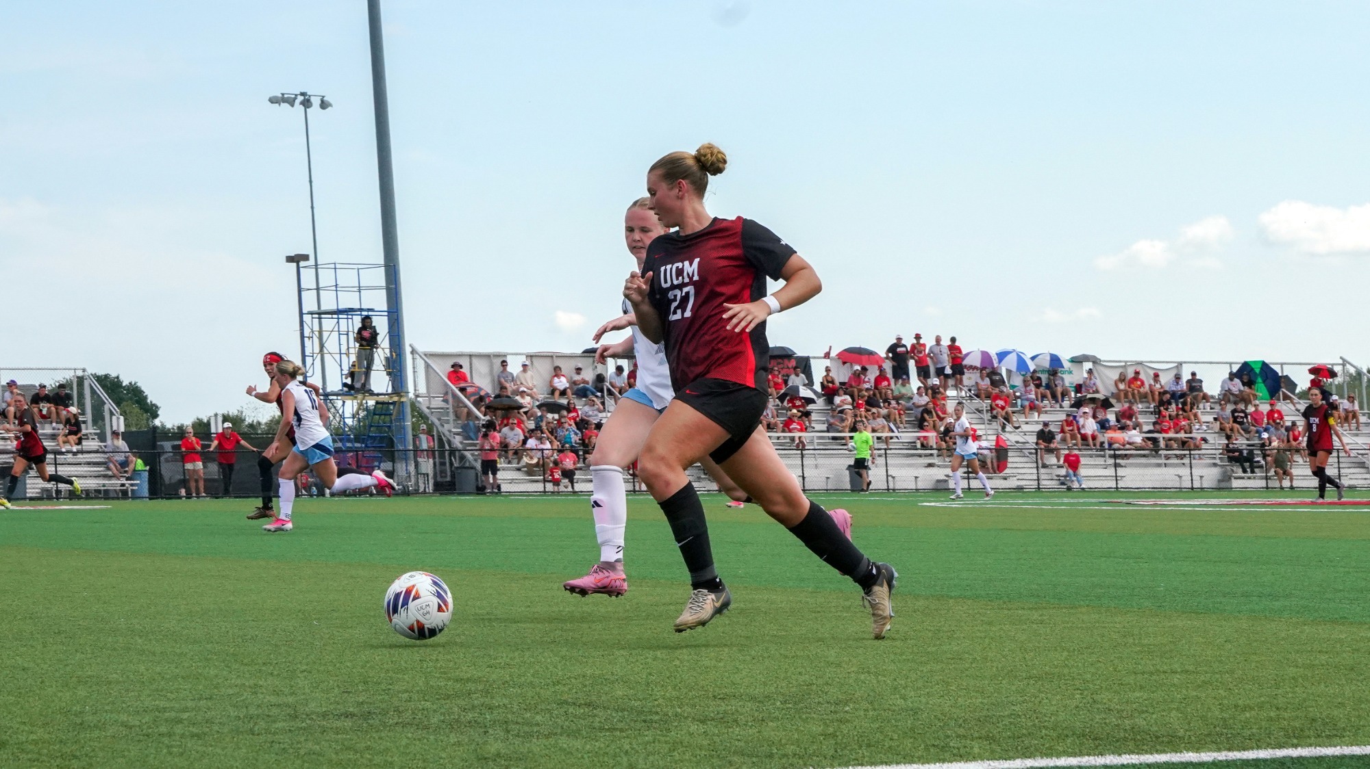 Hannah Borgstadt (27) vs. Newman on Sunday, Sept. 20, 2026 in Warrensburg, Missouri