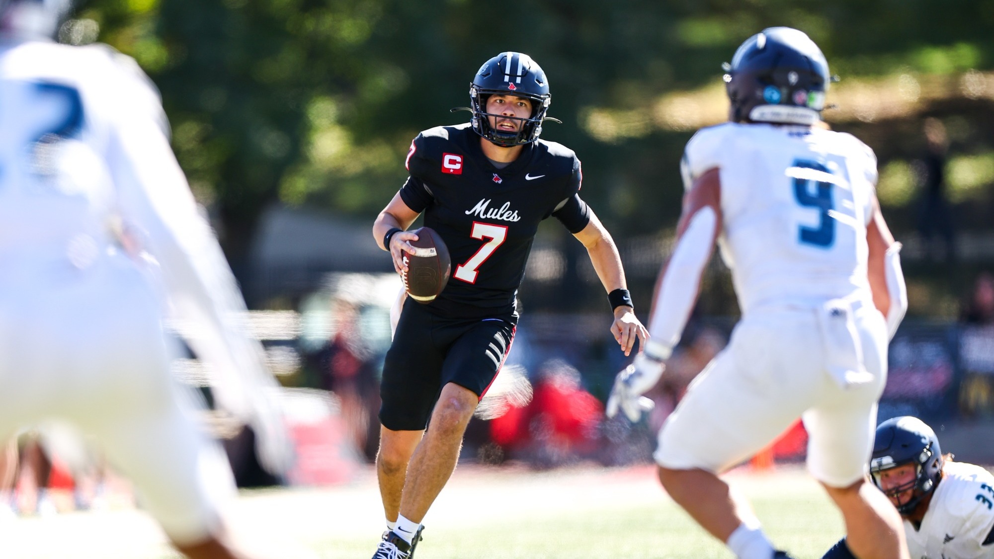 Jordan Pachot (7) vs. Washburn on Saturday, October 17, 2026 in Warrensburg, Missouri
