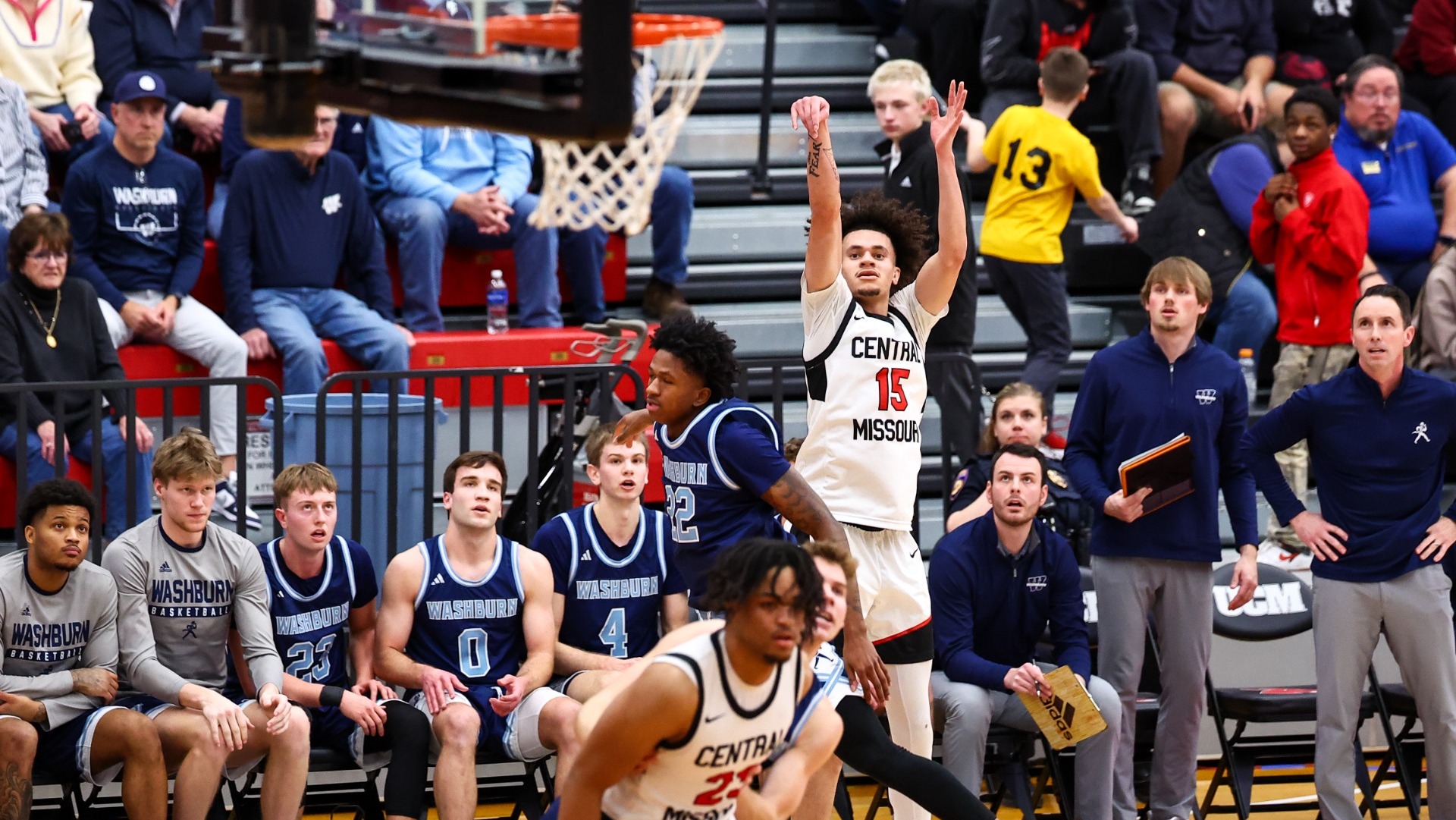 Jevon Hill (15) vs. Washburn