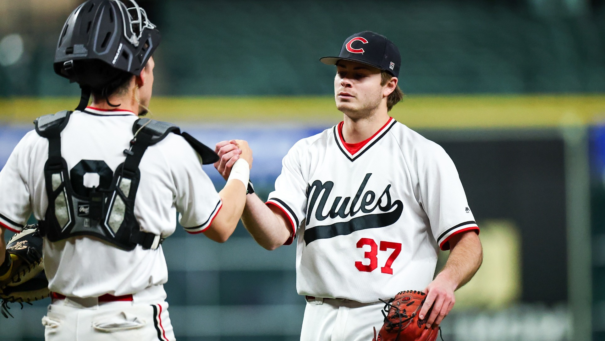 Jackson Helberg (9) and Liam Bryan (37) vs. Rollins College