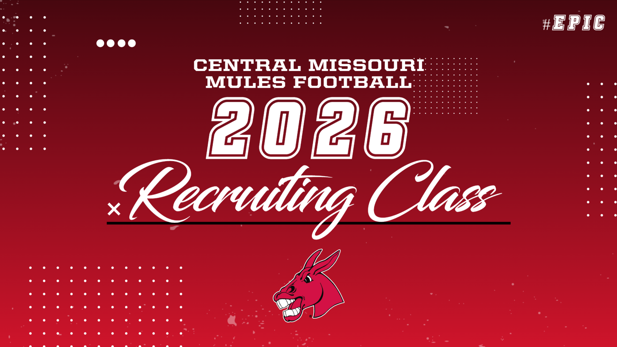 Mules Football 2026 National Signing Day graphic