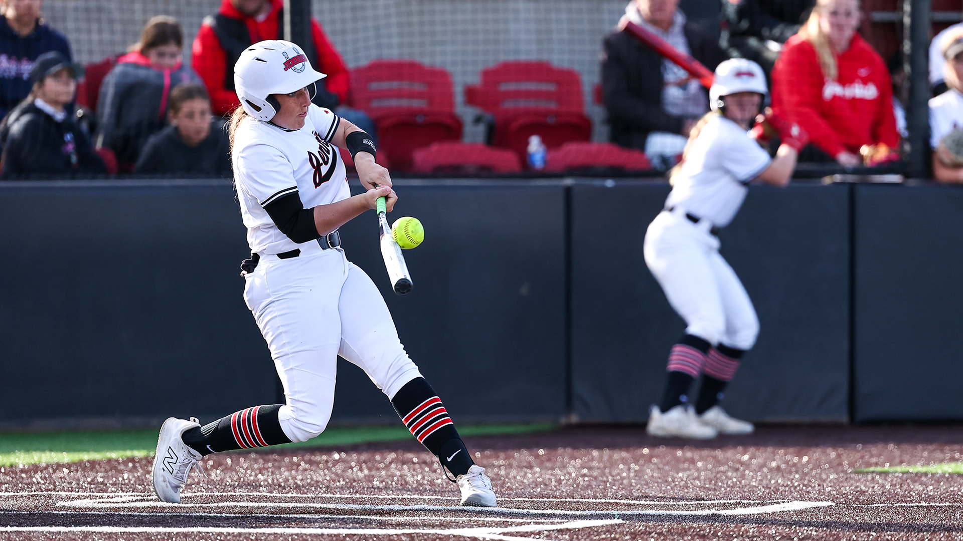 Taylor Thompson swing vs FHSU at South Rec
