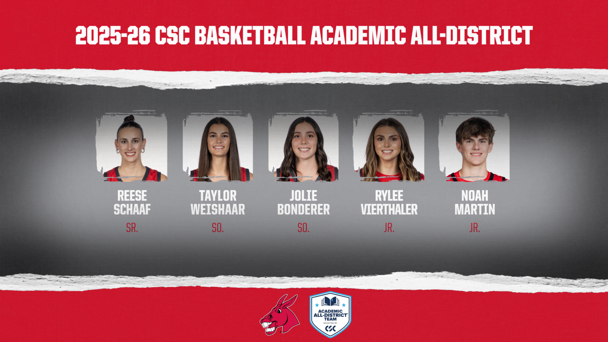 2025-26 CSC Academic All-District