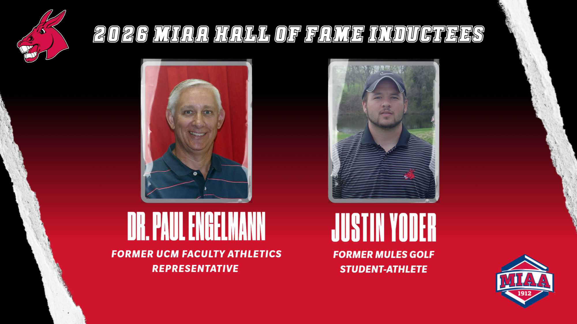 2026 MIAA Hall of Fame graphic