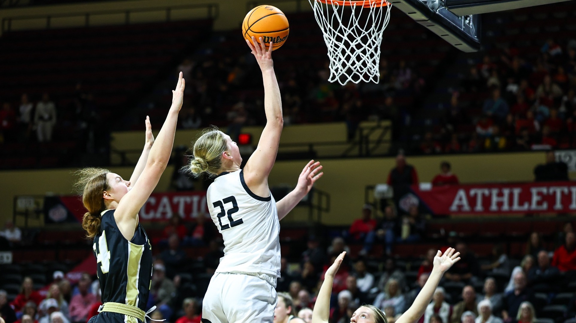 Hayden Heim (22) in MIAA Tournament Quarterfinals vs. Emporia State