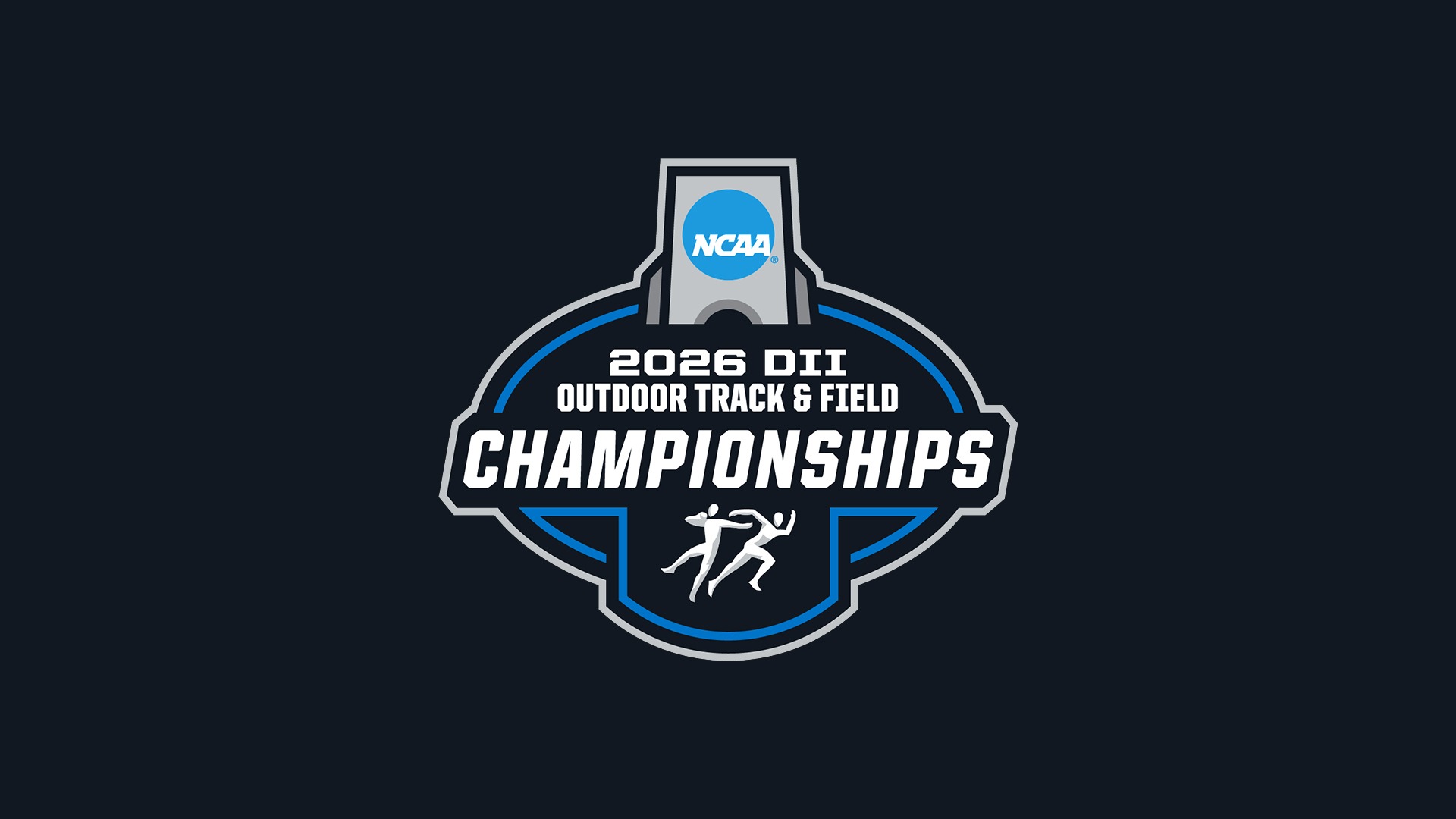 2026 NCAA Division II Outdoor Track & Field Championships logo graphic