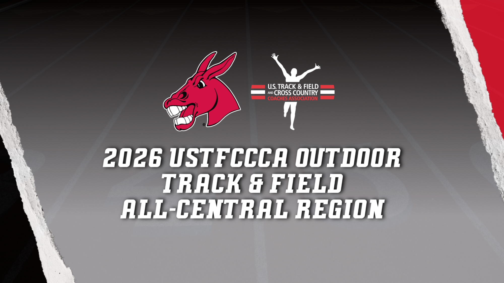 2026 USTFCCCA Outdoor All-Central Region graphic