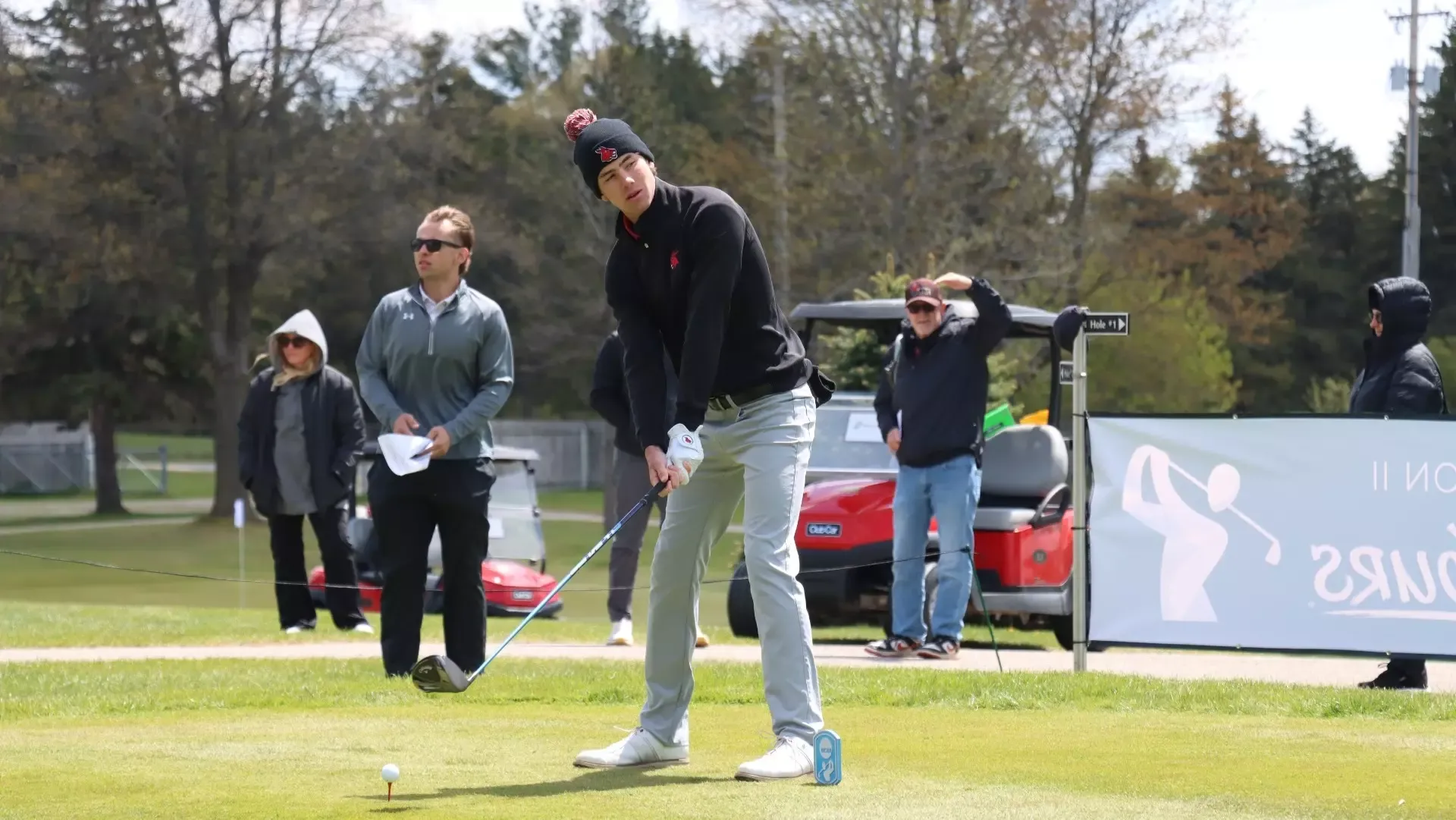 Mules Golf at the NCAA-II Midwest/Central Regional on Thursday, May 7, in Big Rapids, Michigan