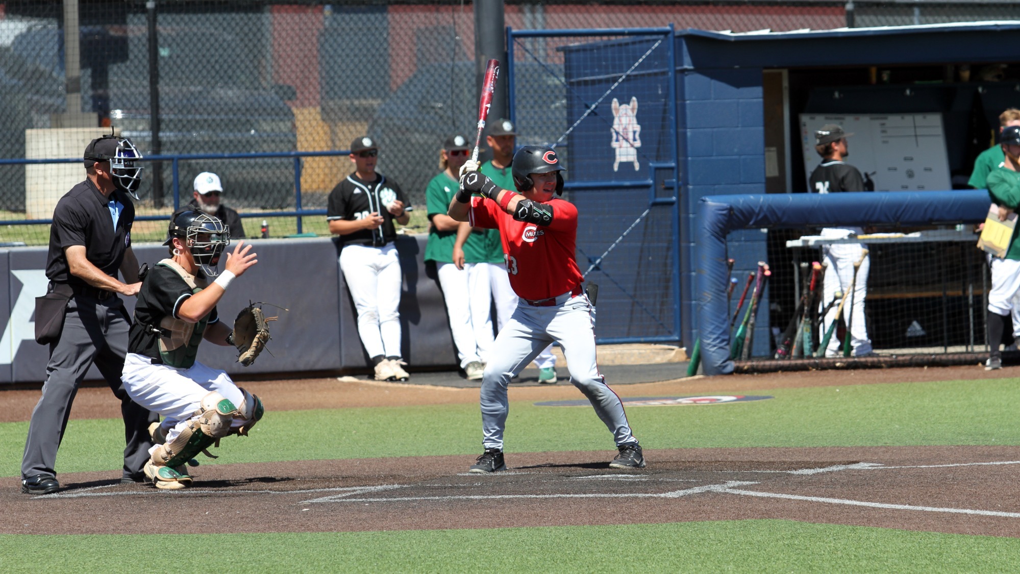Grant Hollister (13) vs. Northwest Missouri in the 2026 MIAA Tournament Quarterfinals in Edmond, Oklahoma