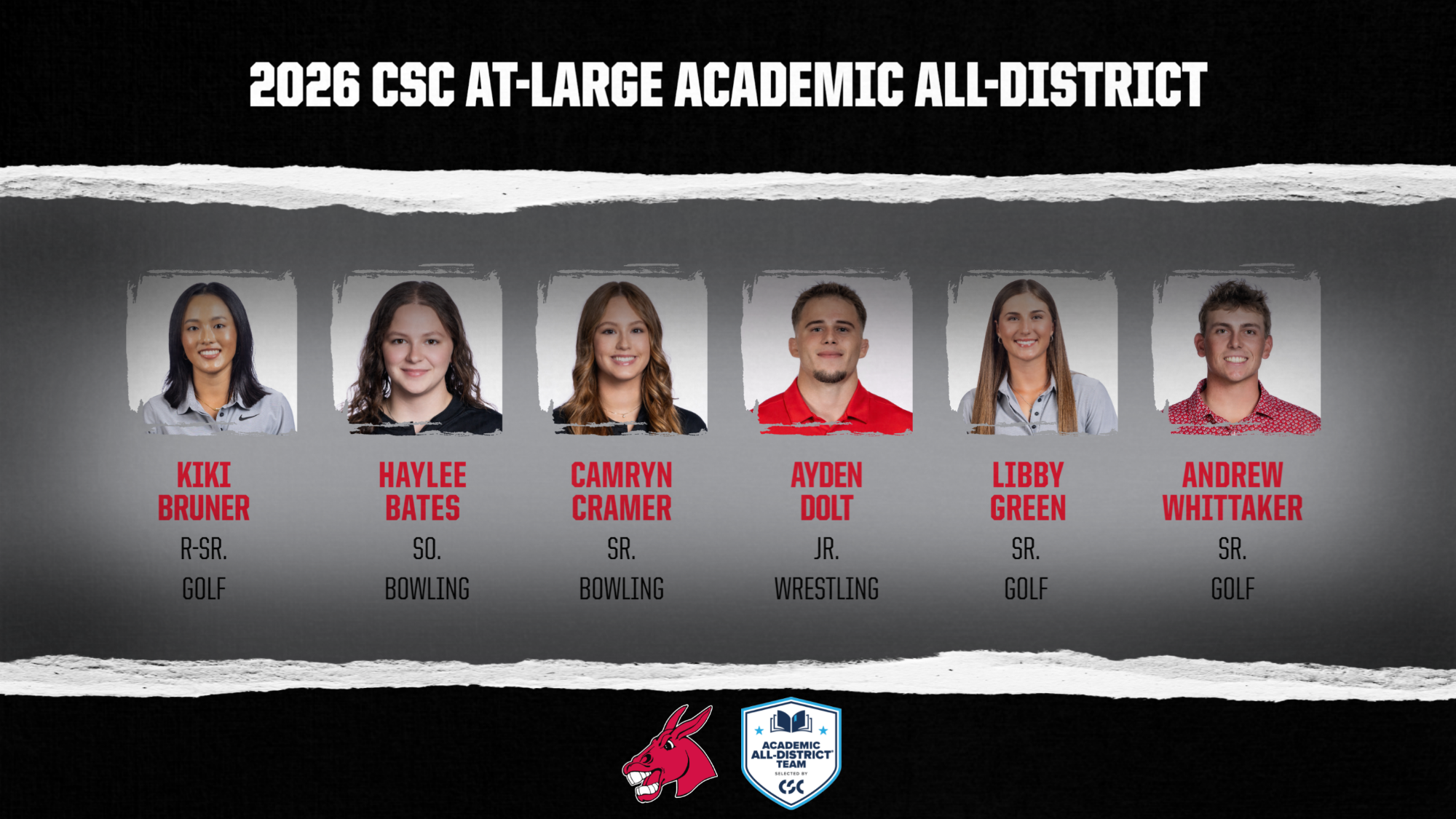 2025-26 CSC Academic All-District At-Large