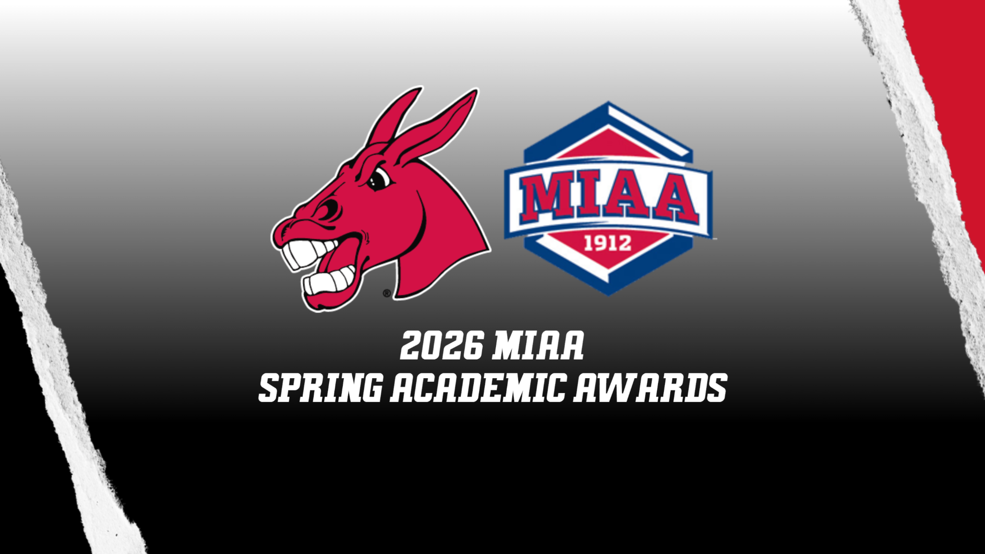 2026 MIAA Spring Academic Awards graphic