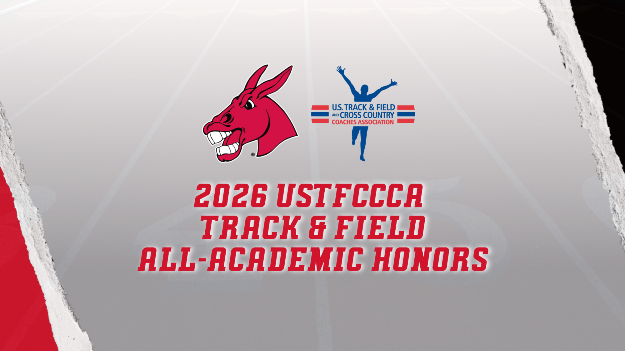 2026 USTFCCCA All-Academic Awards graphic for web