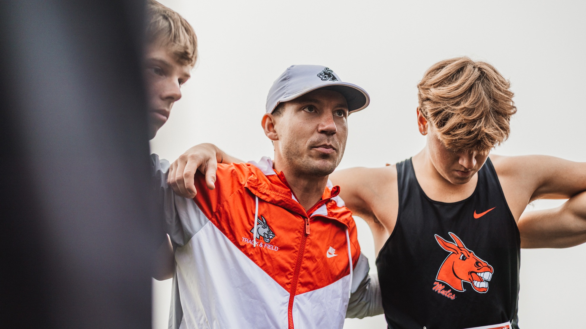 Collin Nurenberg coaching at Brian T Simpson Invite