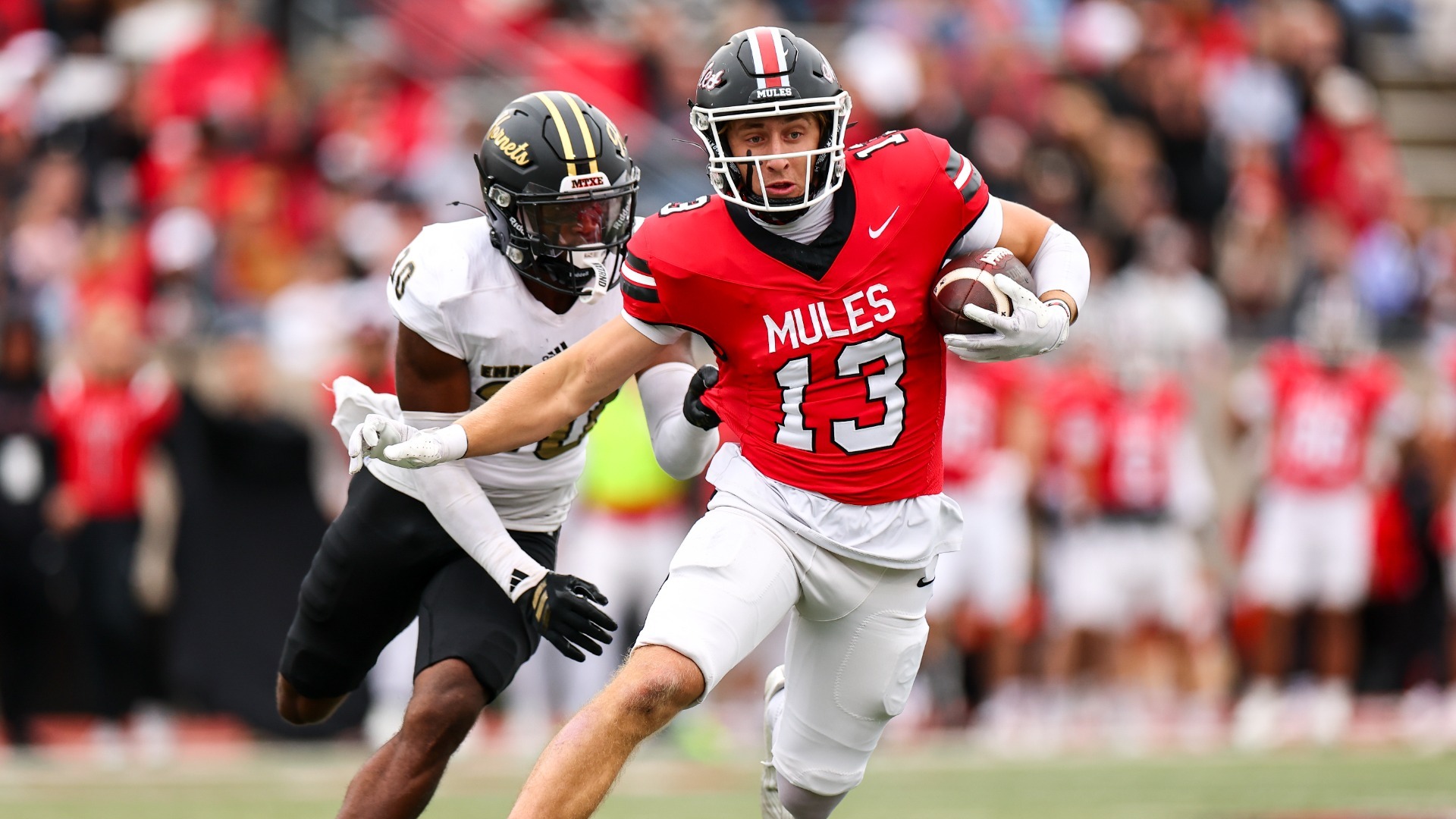 Jake Weber (13) vs. Emporia State in 2025