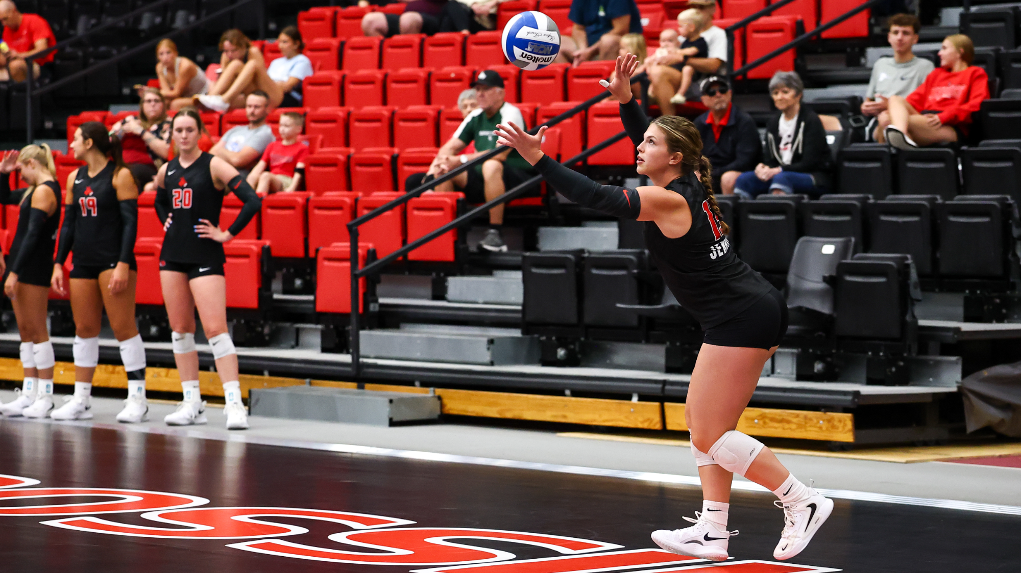 Brenna Kelly serve vs Park