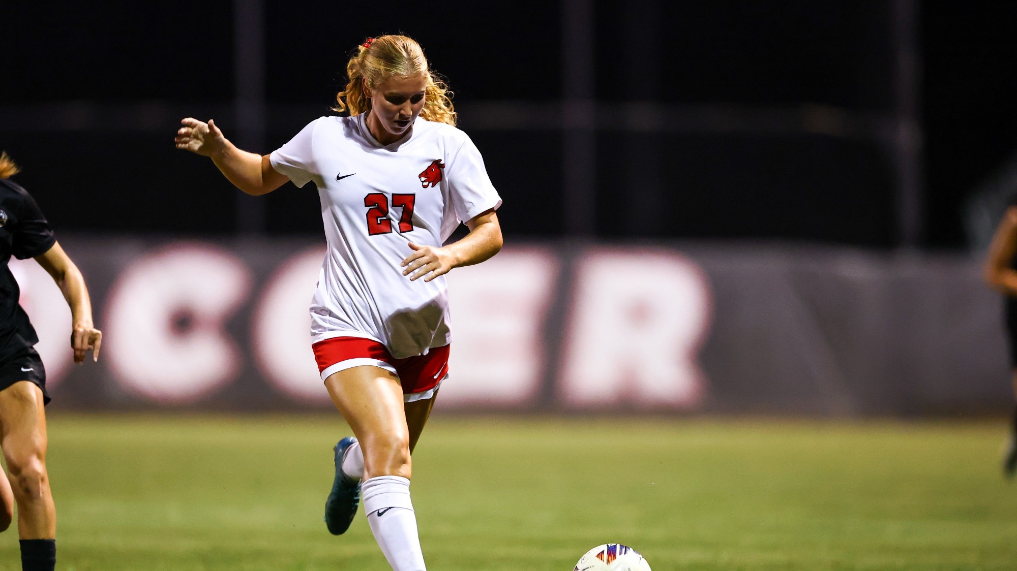 Hannah Borgstadt (27) vs. Fort Hays State in 2025