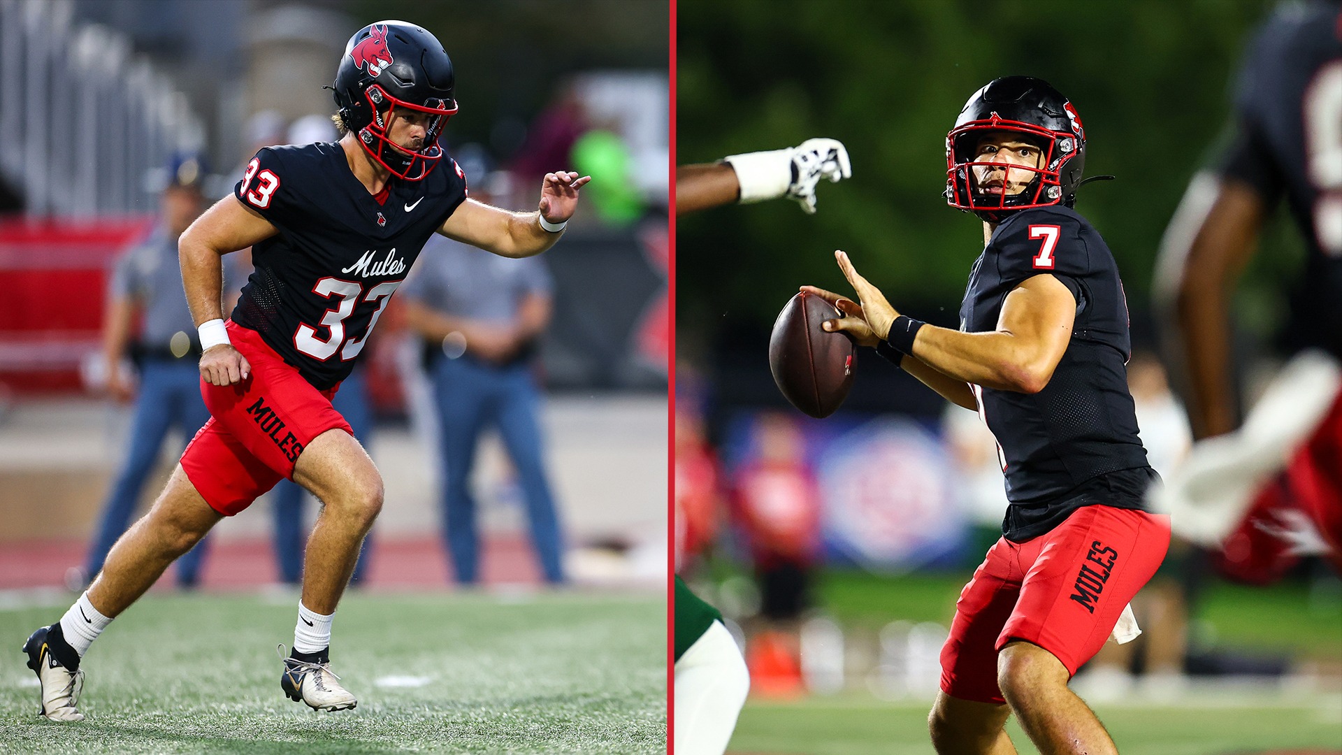 MIAA Football Athlete of the Week Graphic for Sept. 14, 2026