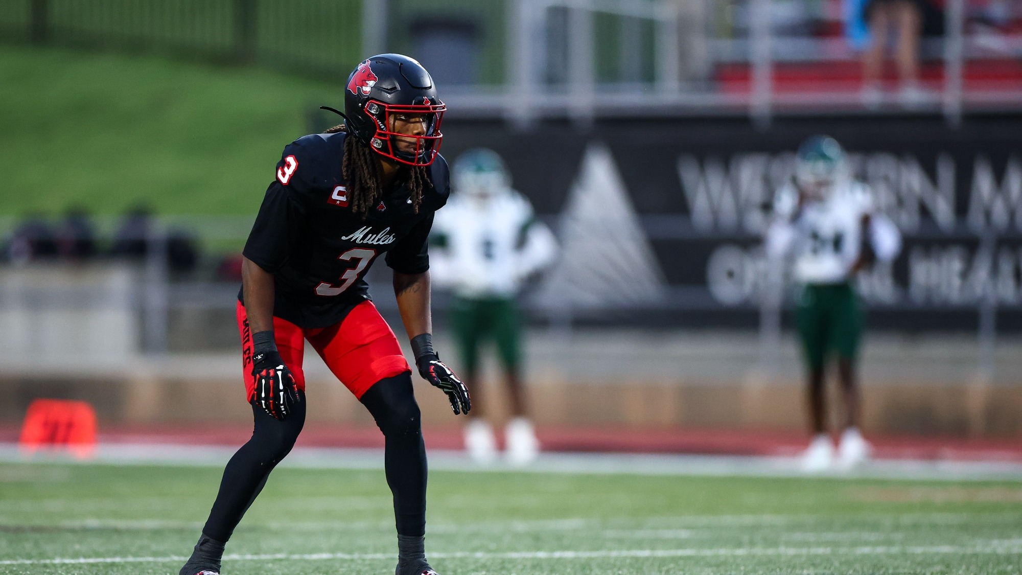 Abraham Hoskins III (3) vs. Delta State on September 12, 2026 in Warrensburg, Missouri