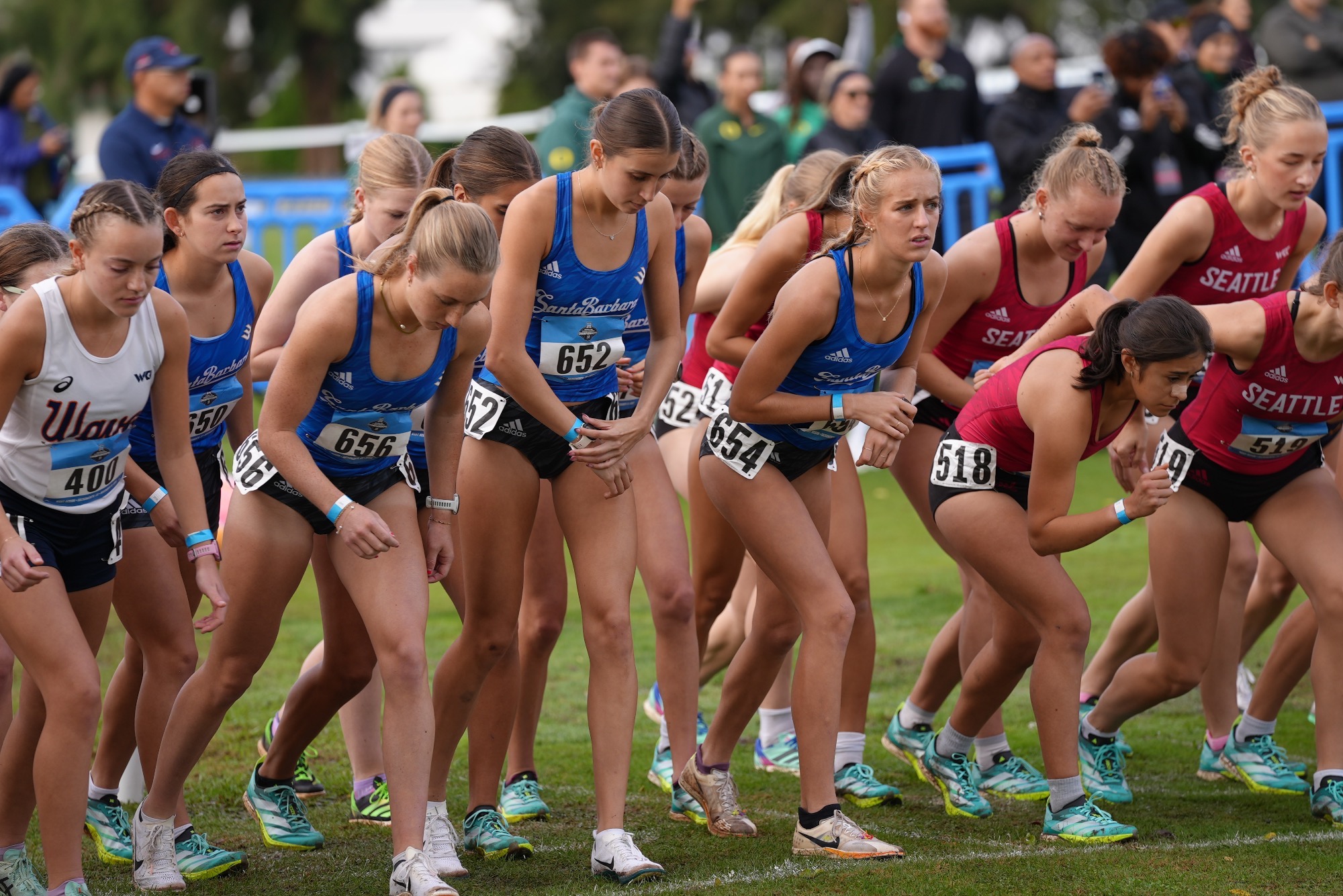 UCSB stands at line waiting for gun at NCAA West Regionals
