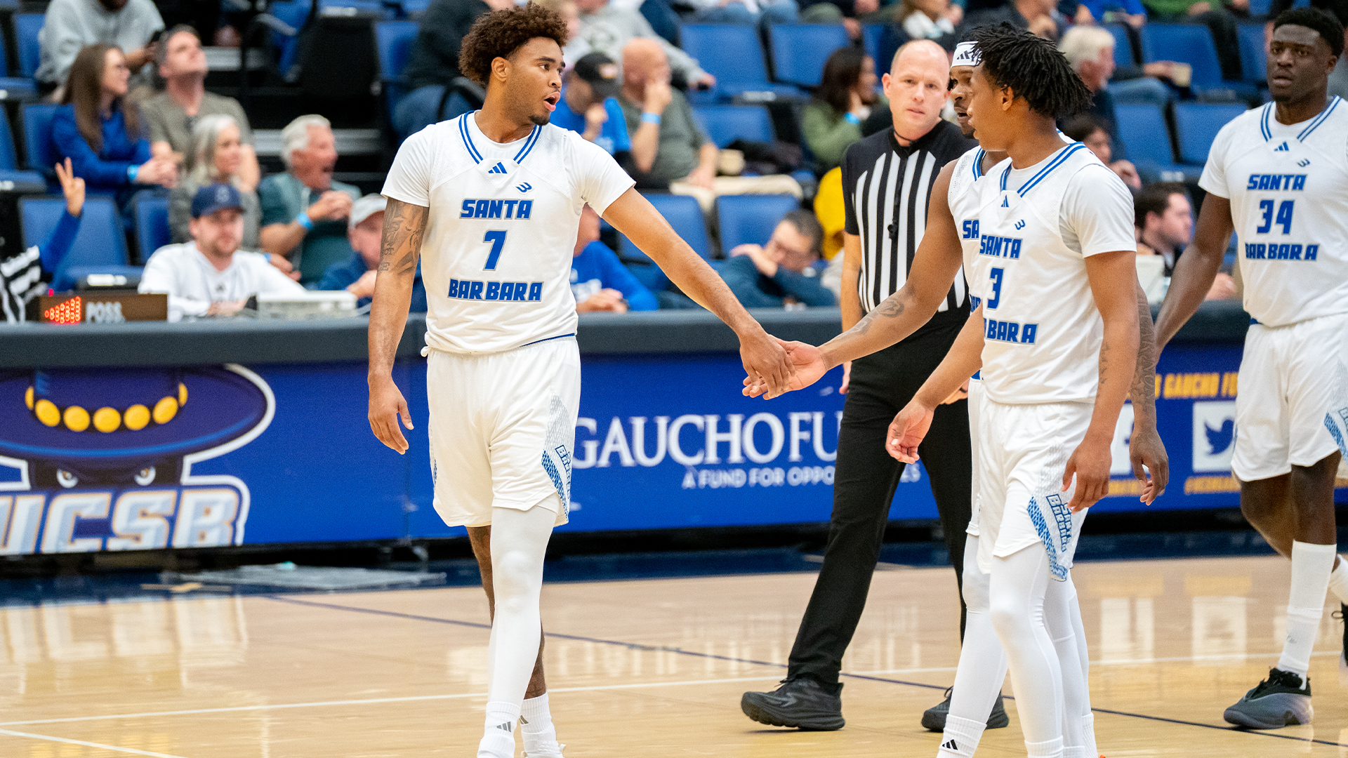 colin and cj high five vs Bakersfield