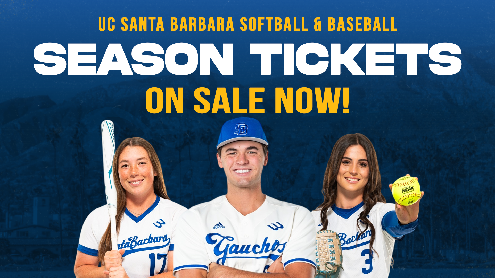 UC Santa Barbara Softball & Baseball Season Tickets on Sale Now!