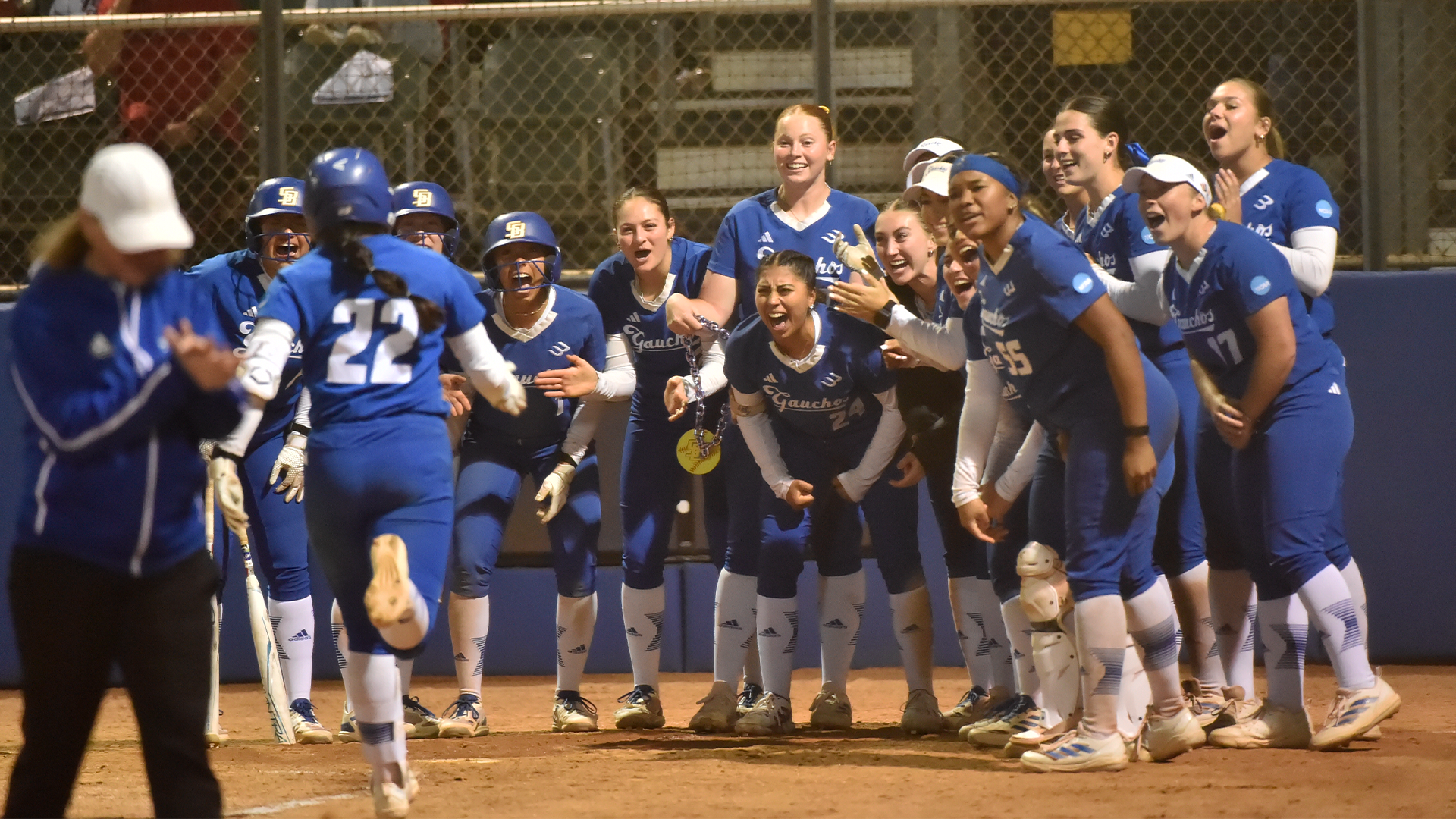 santos home run celebration