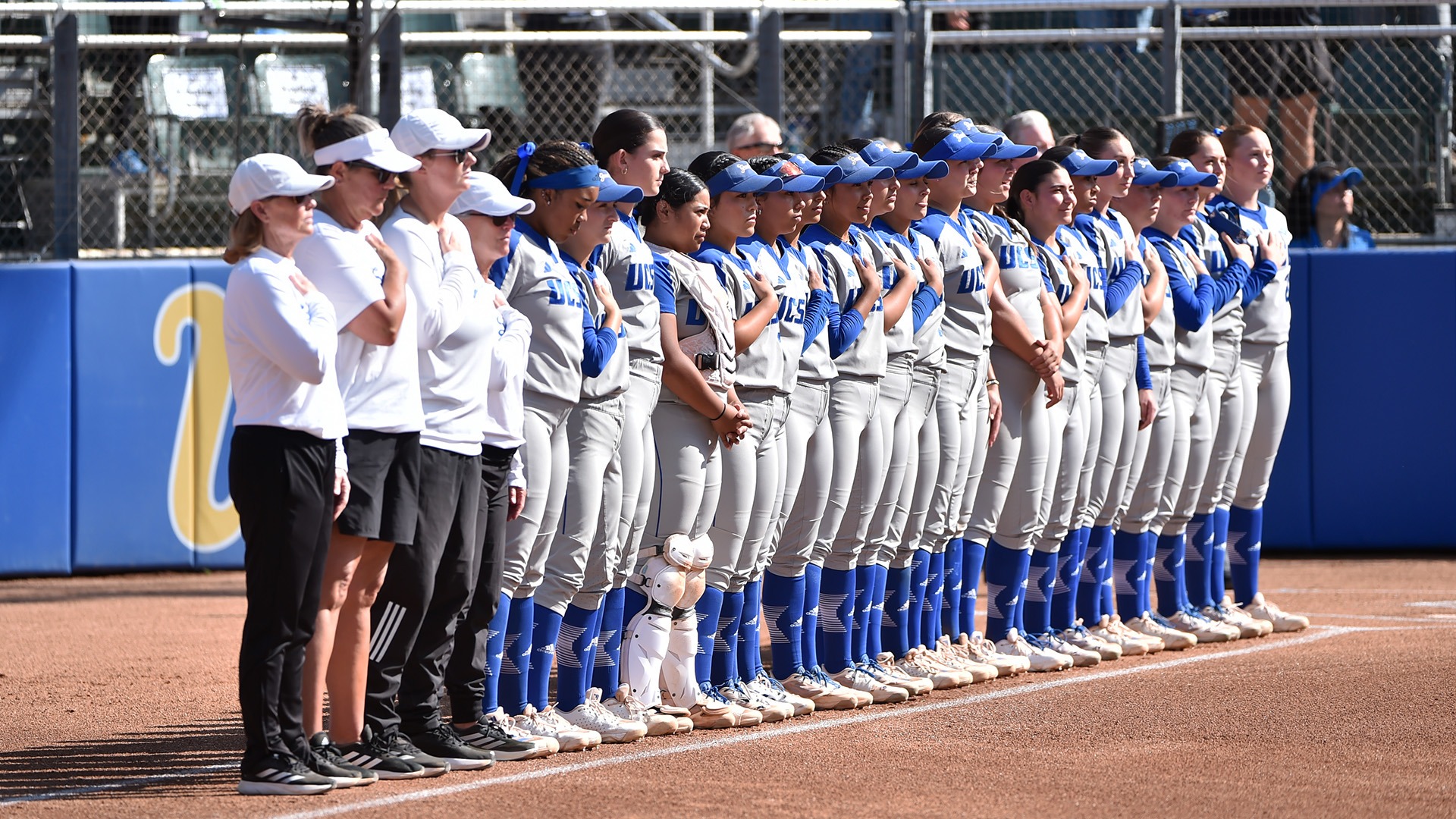 national anthem against UCLA 5-18