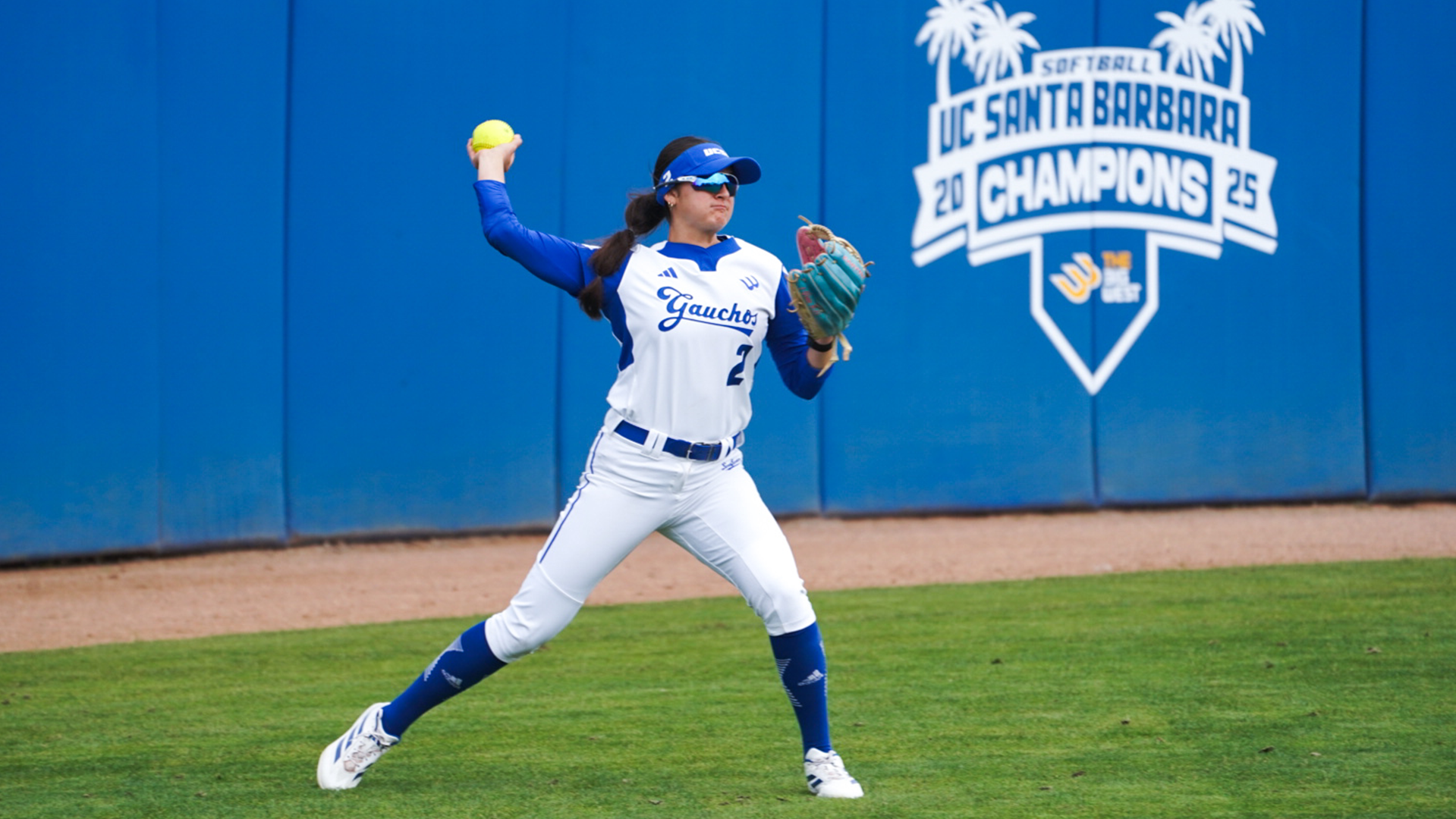 katie terrazas in outfield