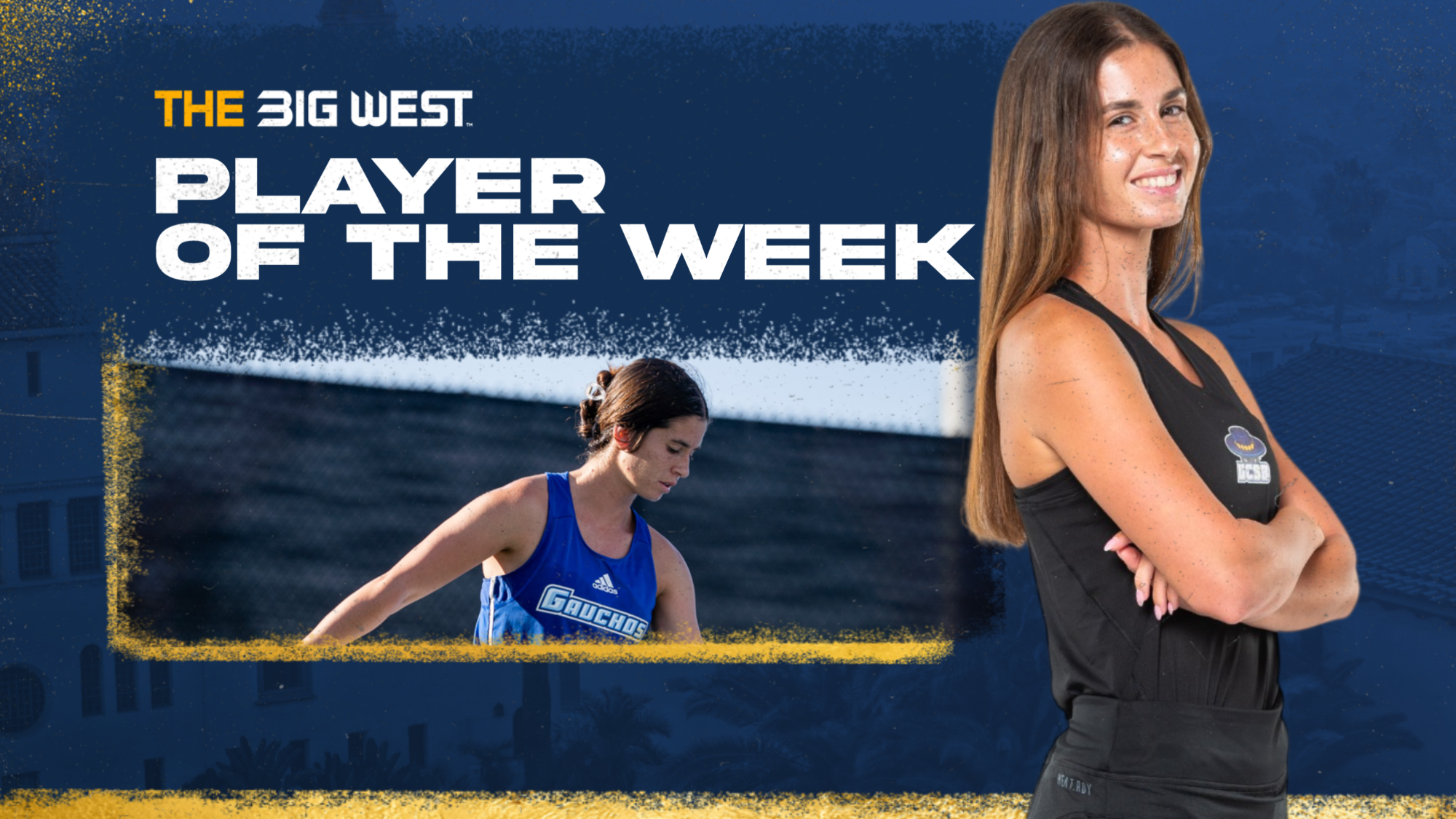 player of the week graphic for liebermann