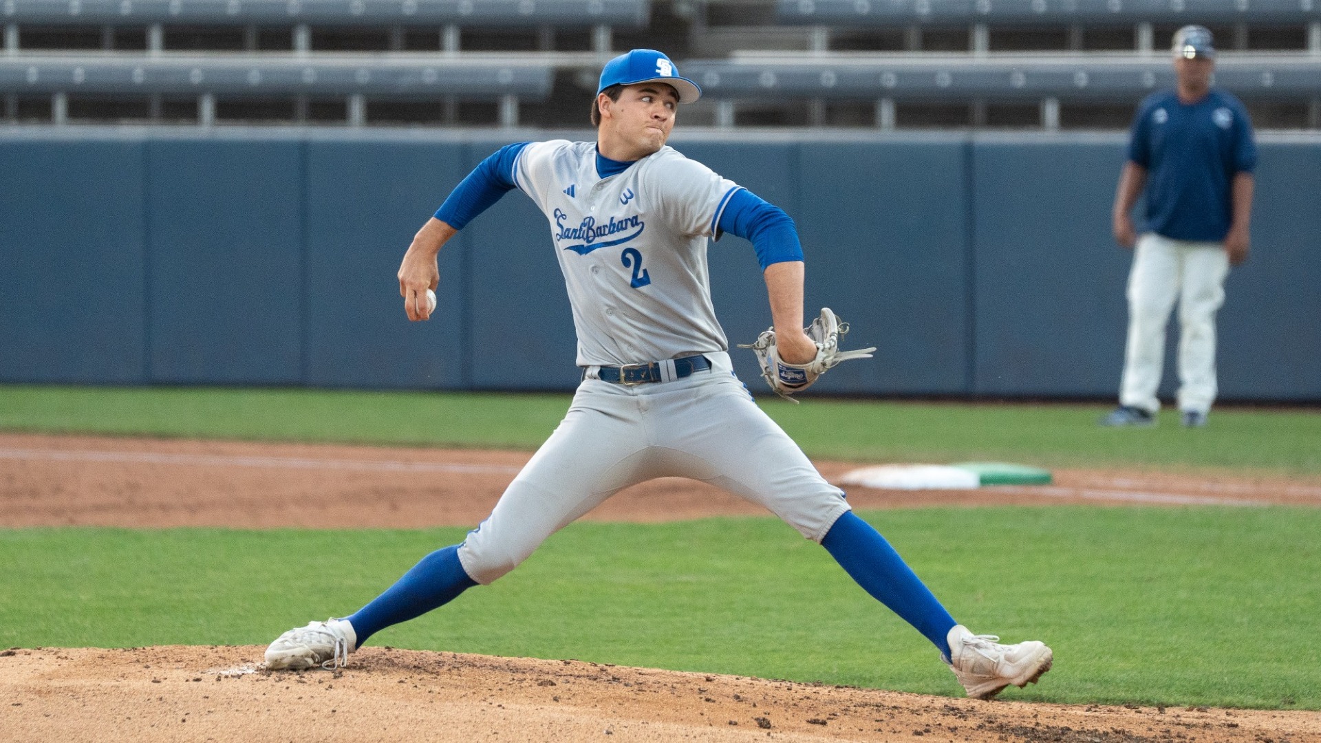 Flora delivers a pitch at UC Davis