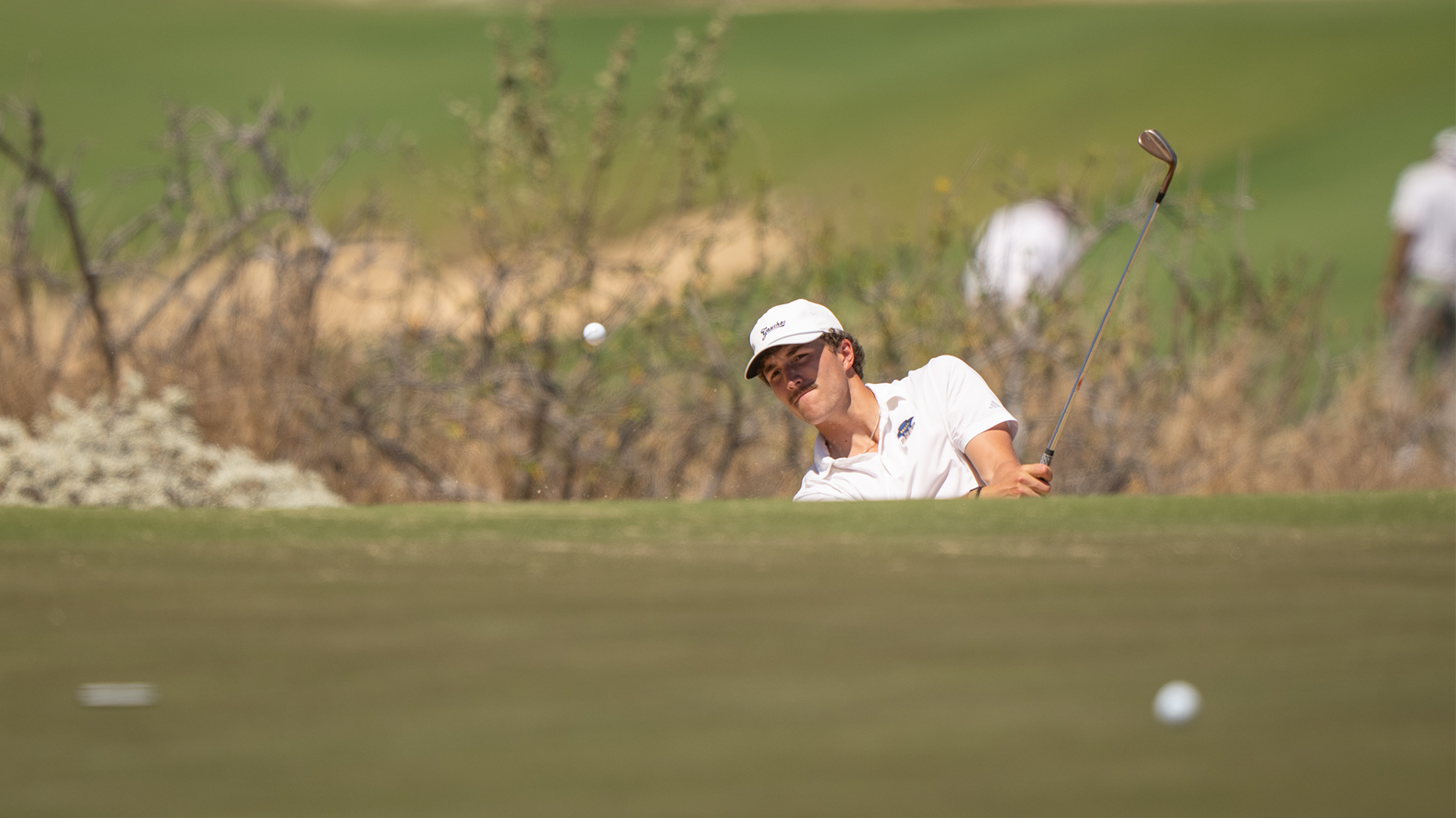 watters out of bunker at cabo