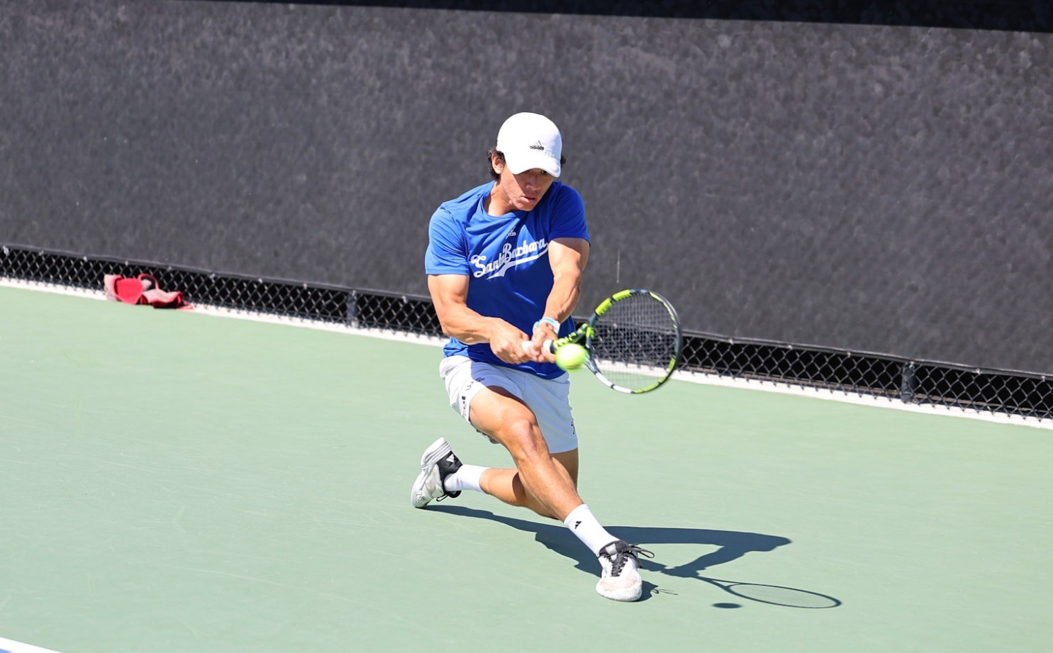 Lucca Liu backhand vs Texas Tech