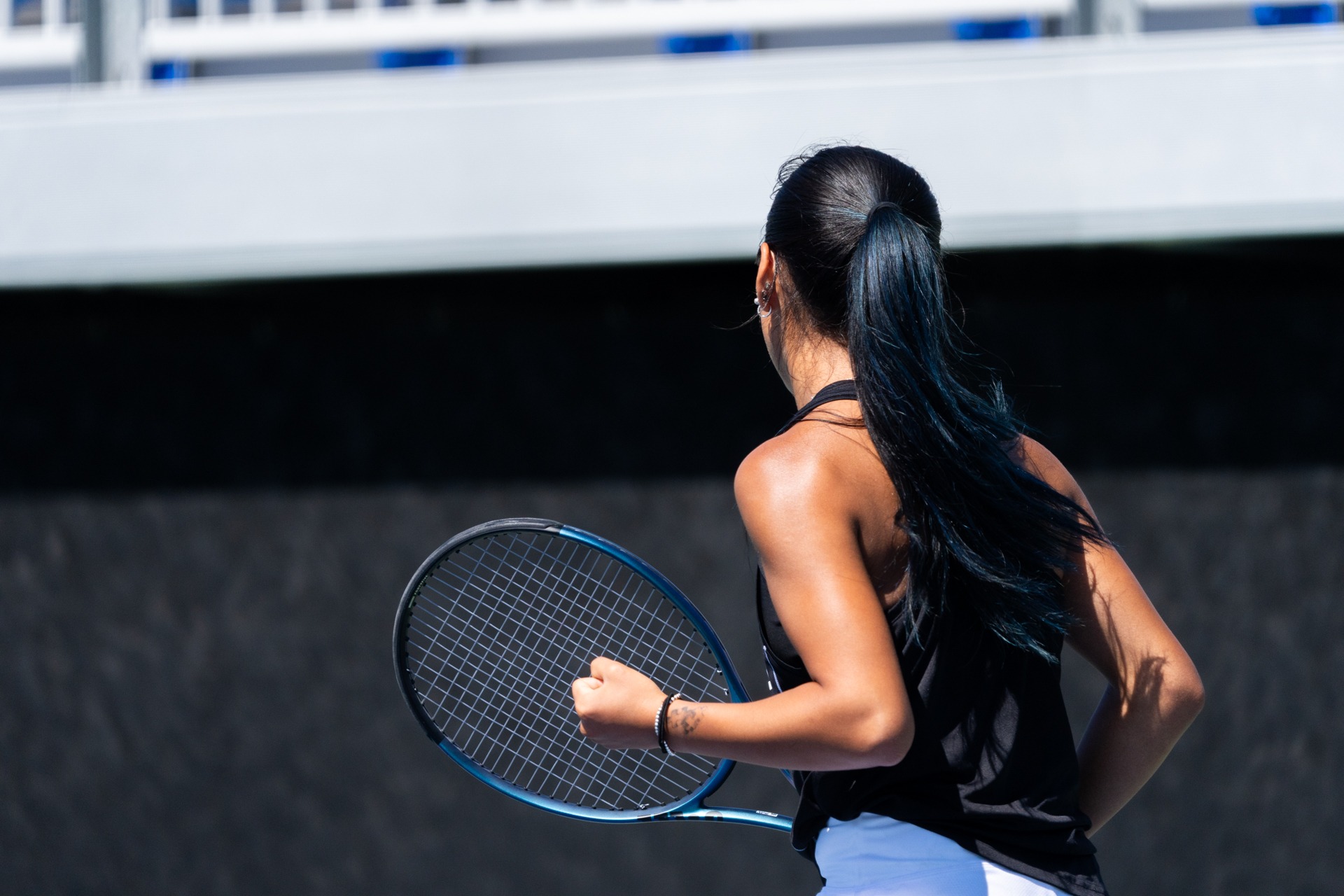 Isabella Wong celebrates vs Cal