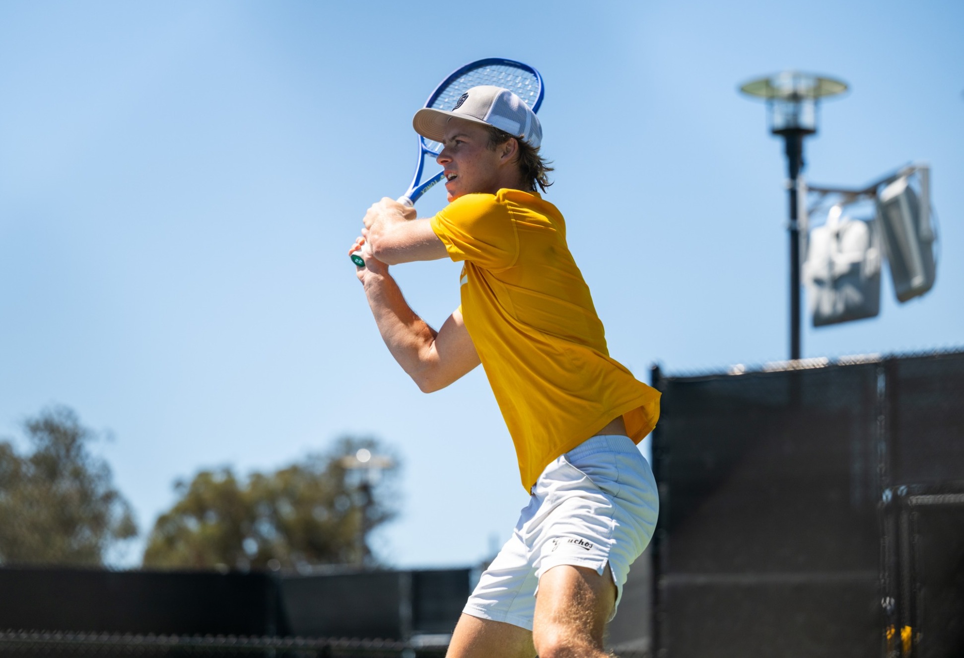 Charlie goes for a backhand vs UCI