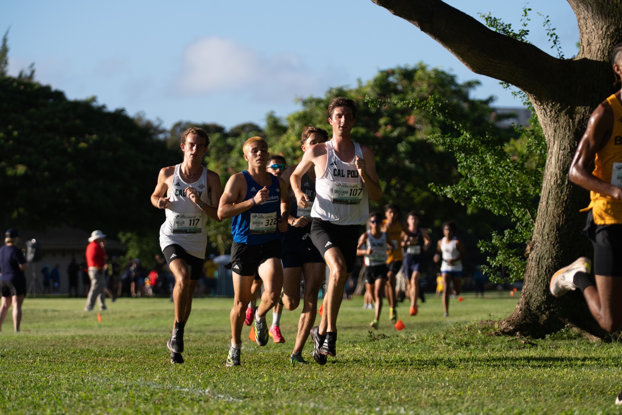 Manny Correia competing in the men's 8k
