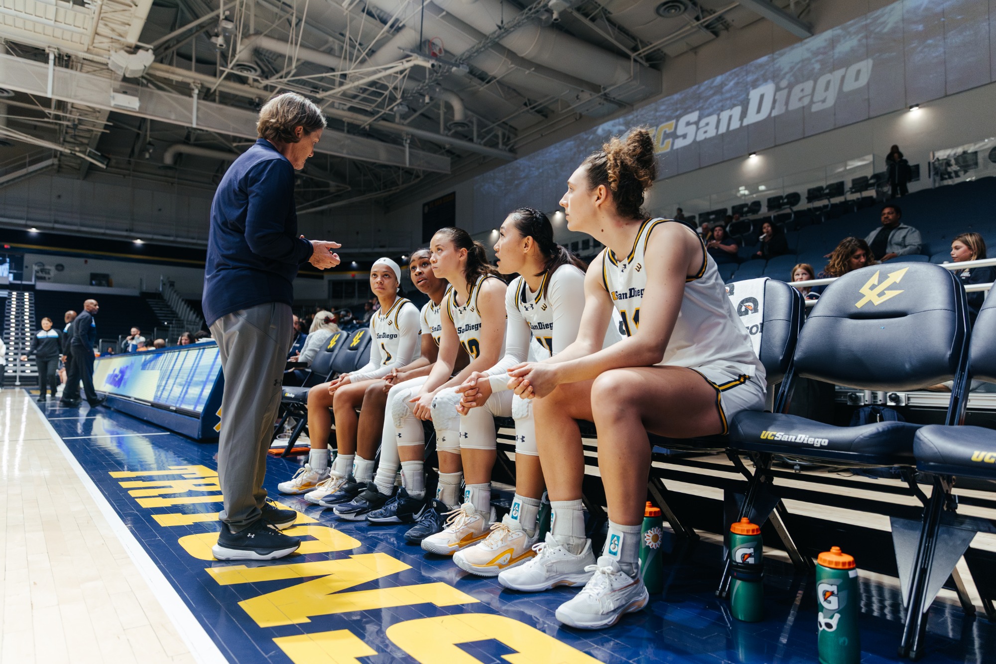20 December 2025: UC San Diego women’s basketball hosts Northern Arizona Saturday afternoon at LionTree Arena. (Credit: JaeChoi/UC San Diego)